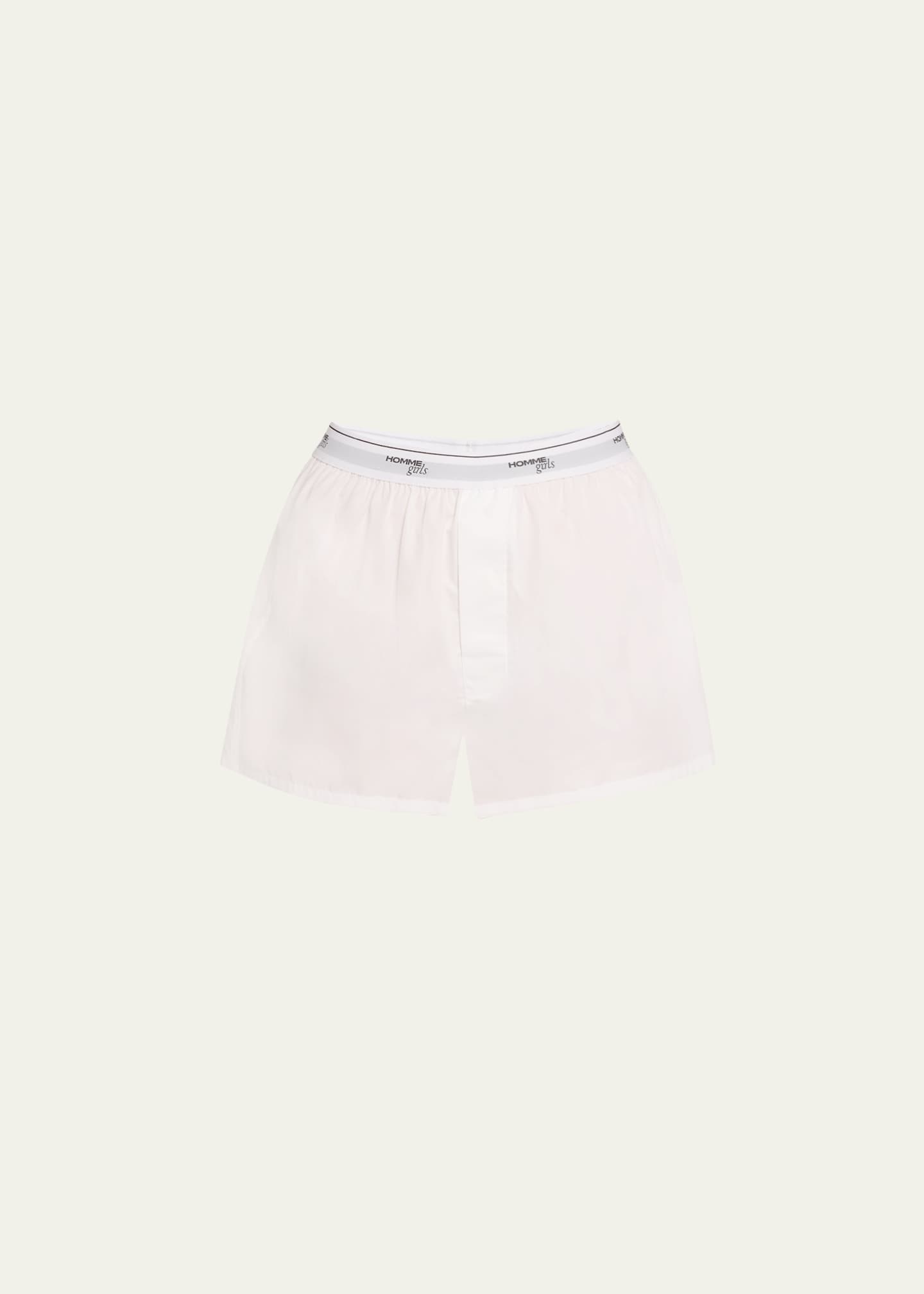 HOMMEGIRLS Logo-Band Boxer Shorts Image 1 of 5