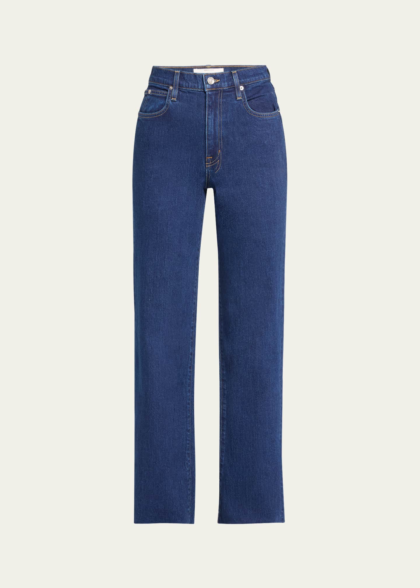 SLVRLAKE Grace Wide-Leg Raw Hem Jeans Image 1 of 5