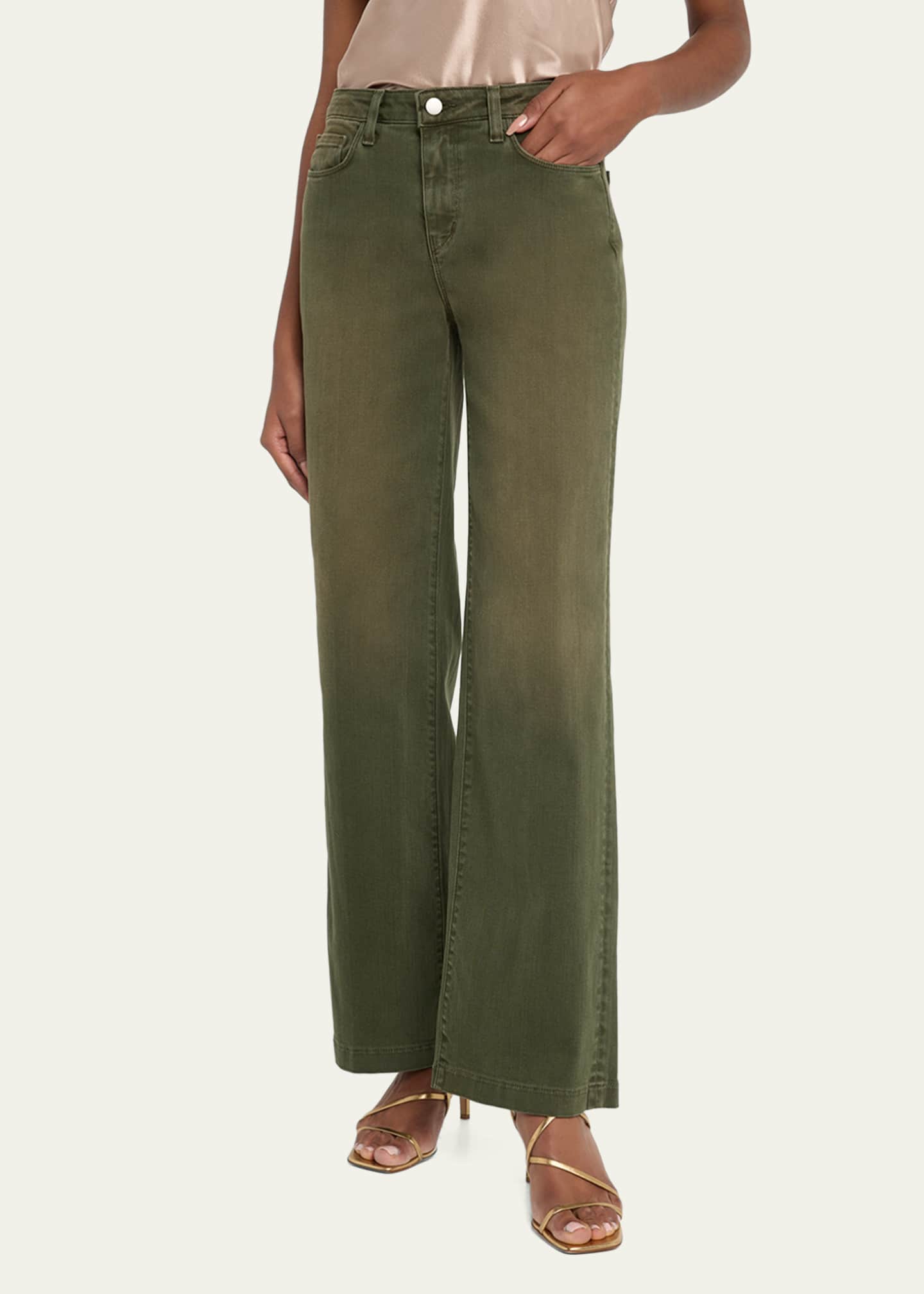 Scottie High-Rise Wide-Leg Jeans
