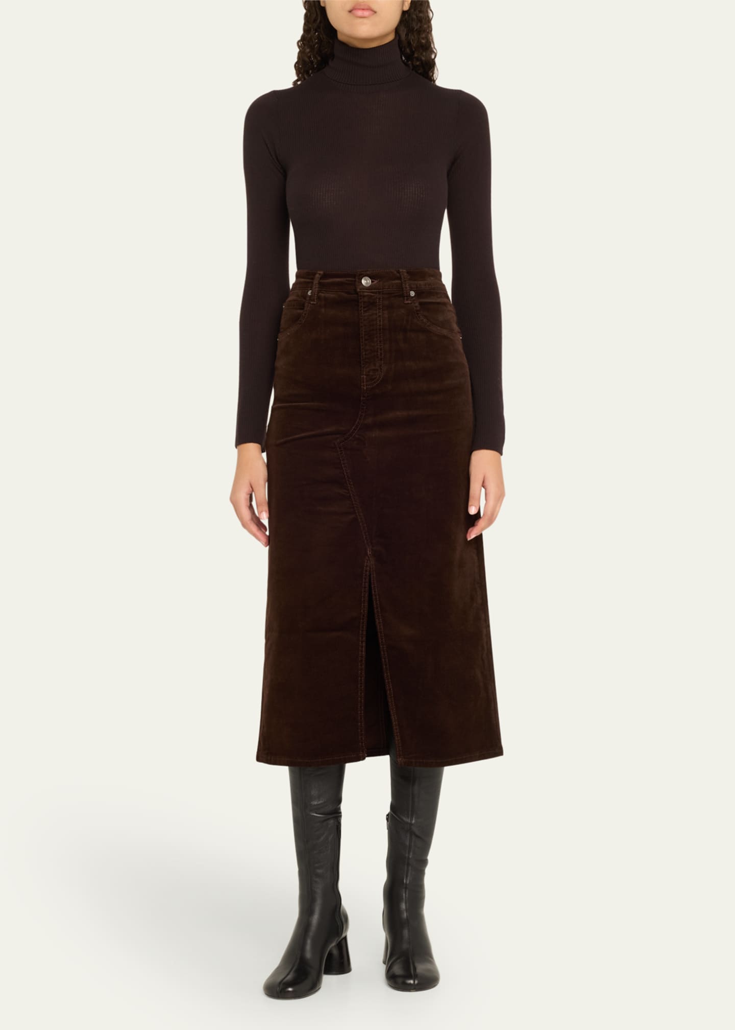 FRAME The Corduroy Midaxi Skirt Bergdorf Goodman