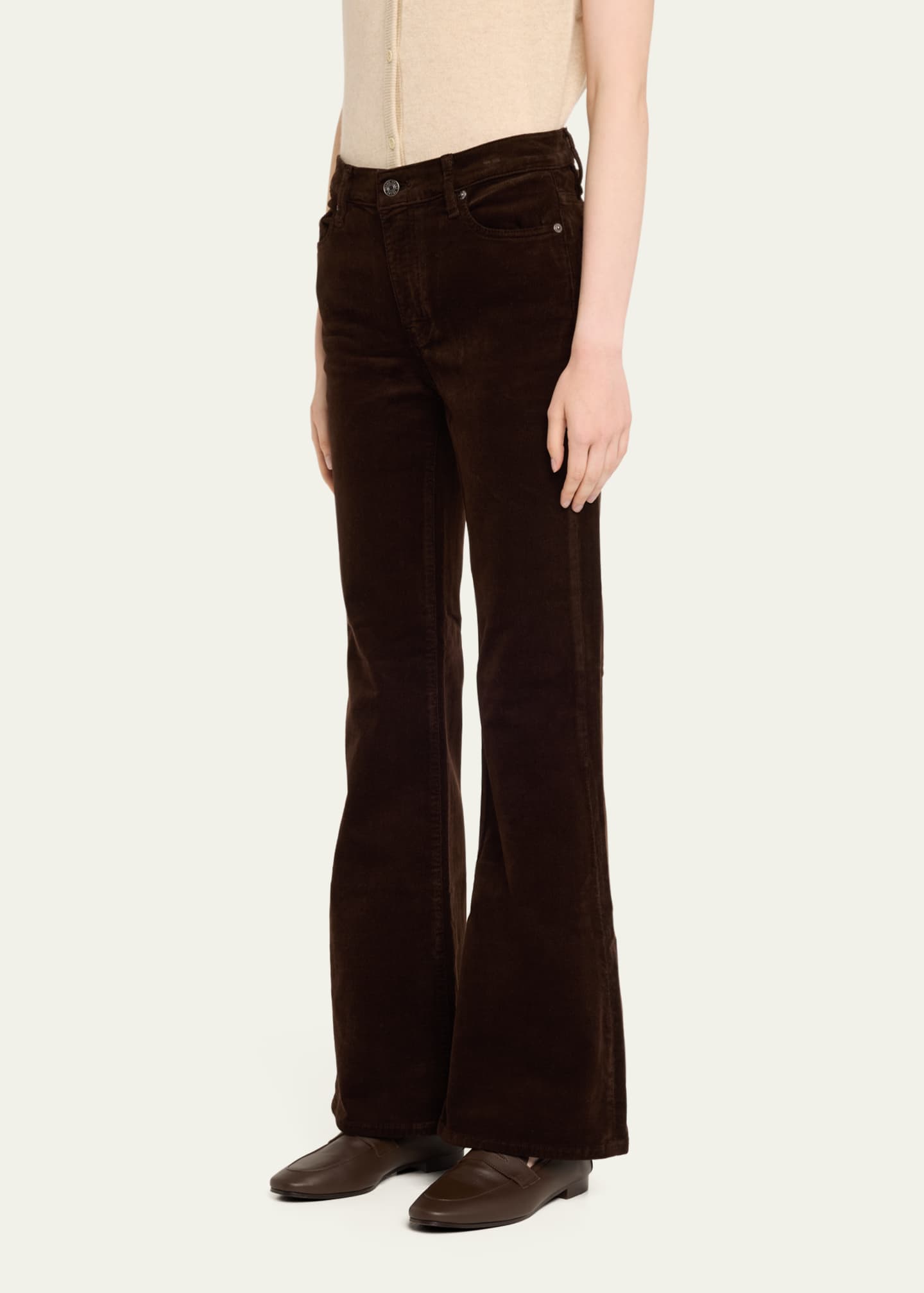 FRAME Le Easy Flare Corduroy Jeans - Bergdorf Goodman