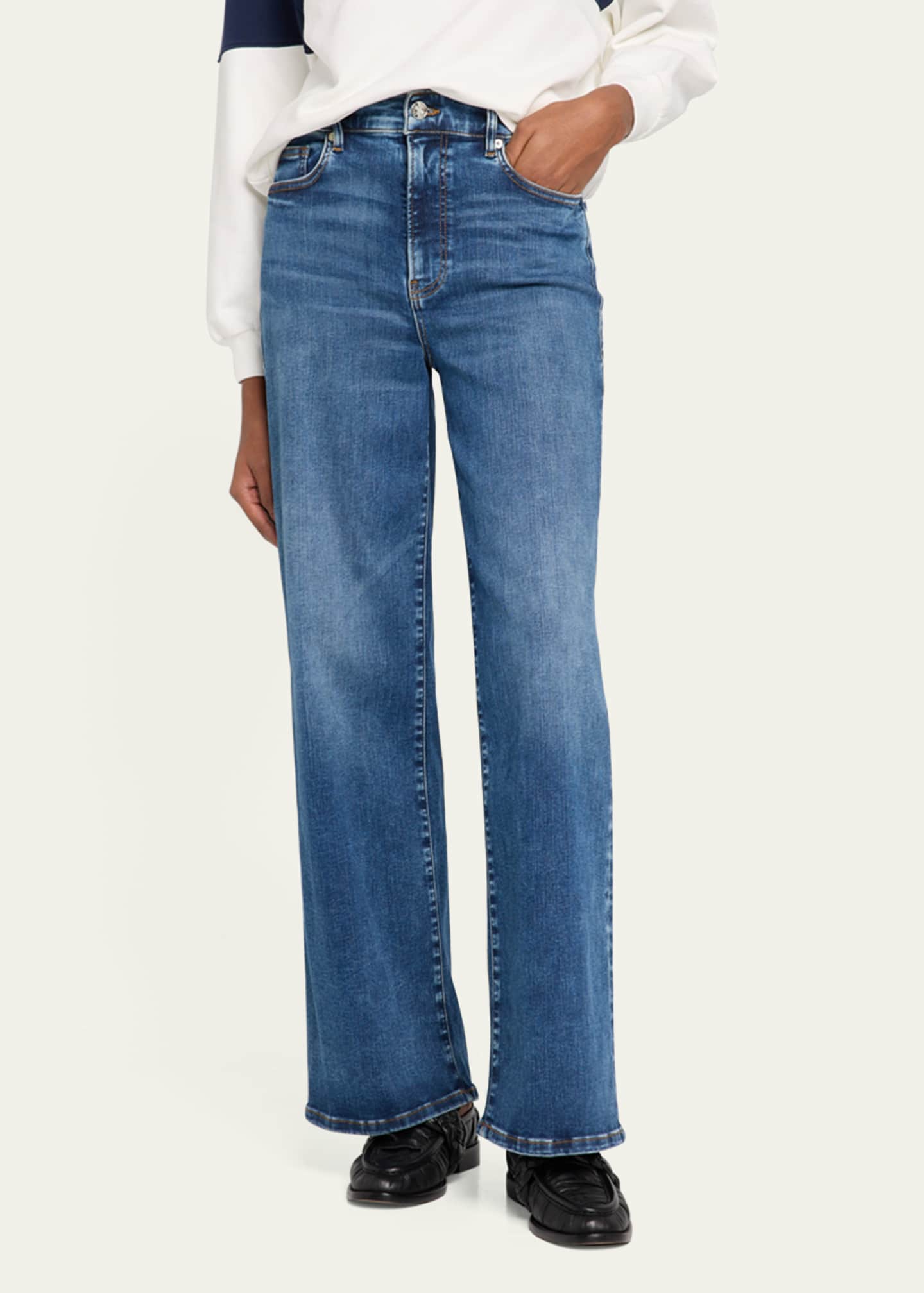 FRAME Le Slim Palazzo Jeans Image 4 of 5