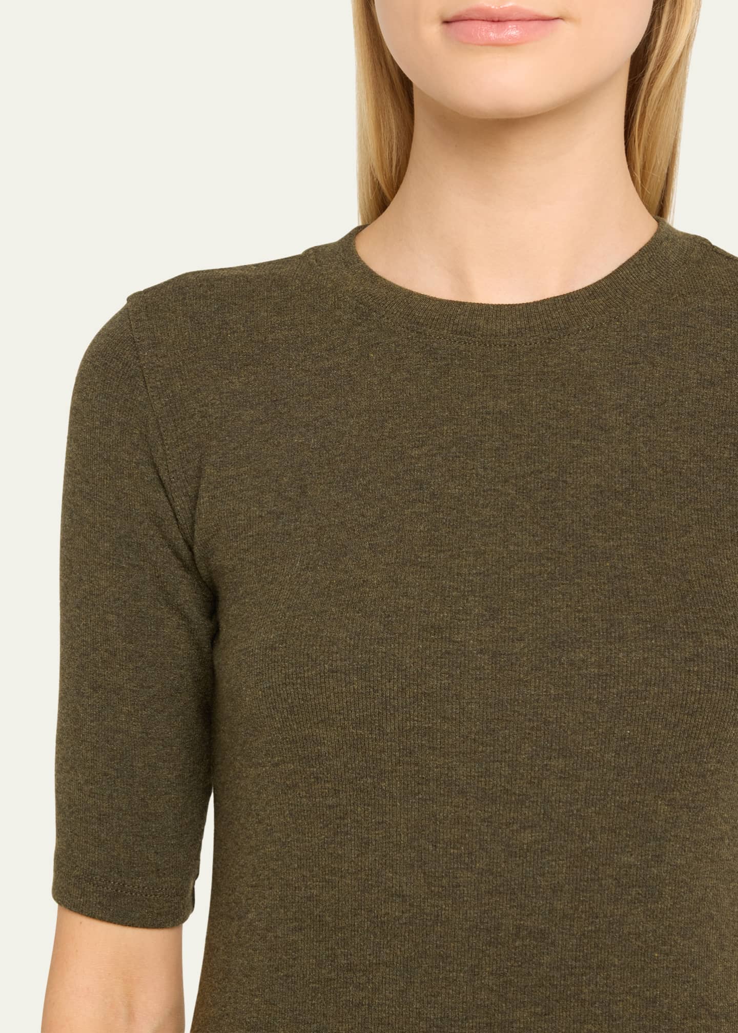 FRAME Ribbed Crewneck Tee Image 5 of 5