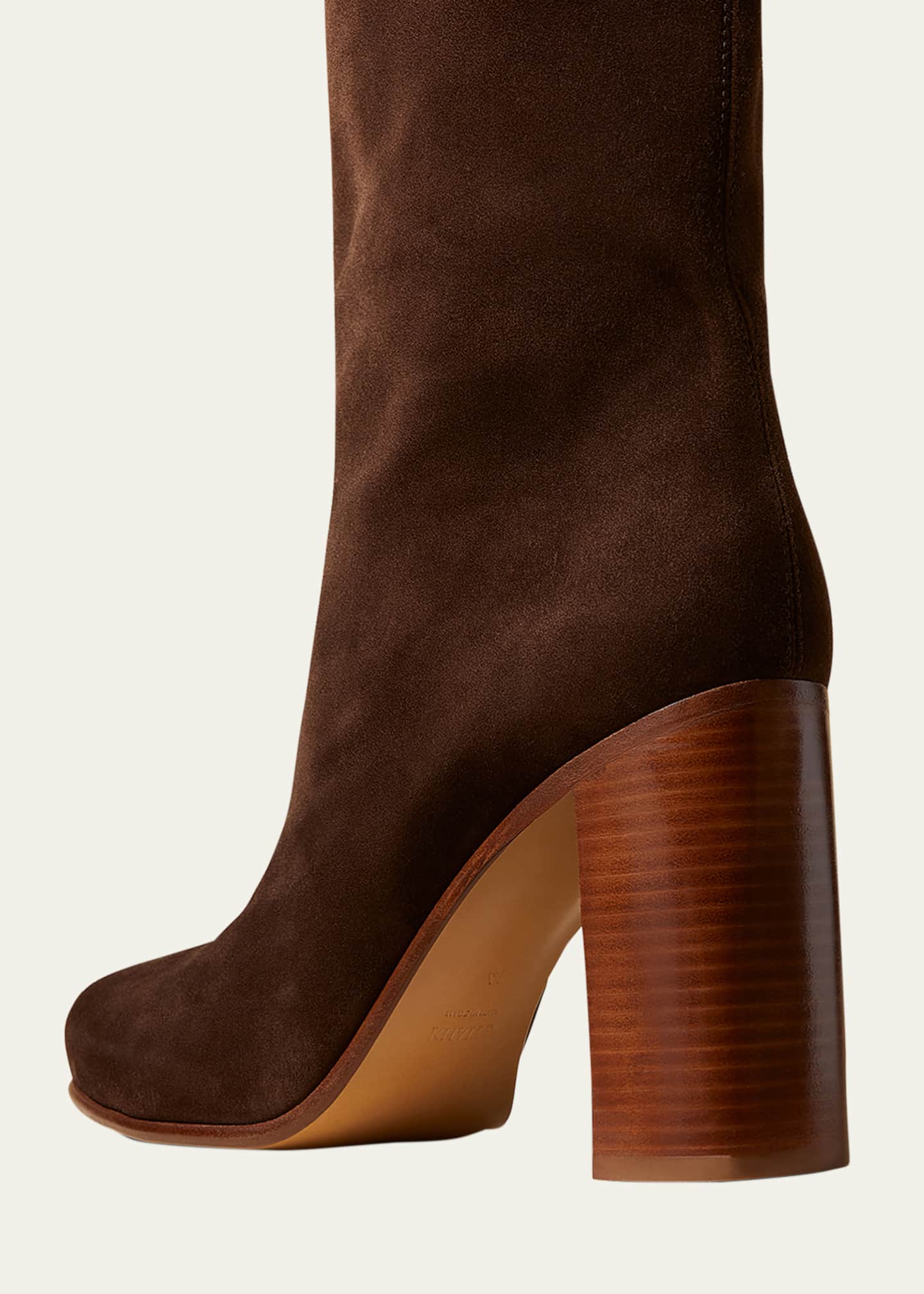 Khaite Willow Suede Knee Boots Image 3 of 4