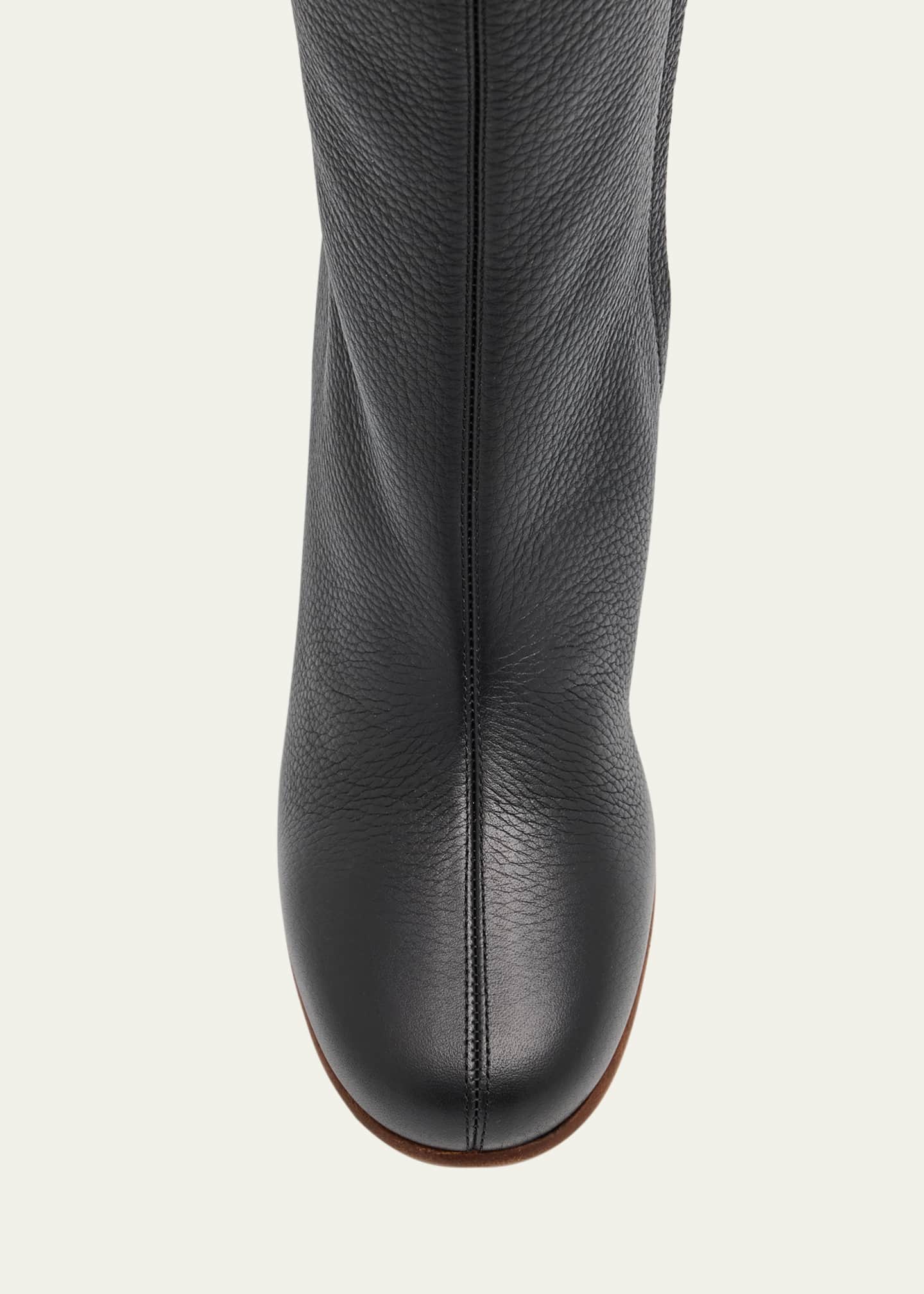 Khaite Willow Leather Knee Boots Image 5 of 5
