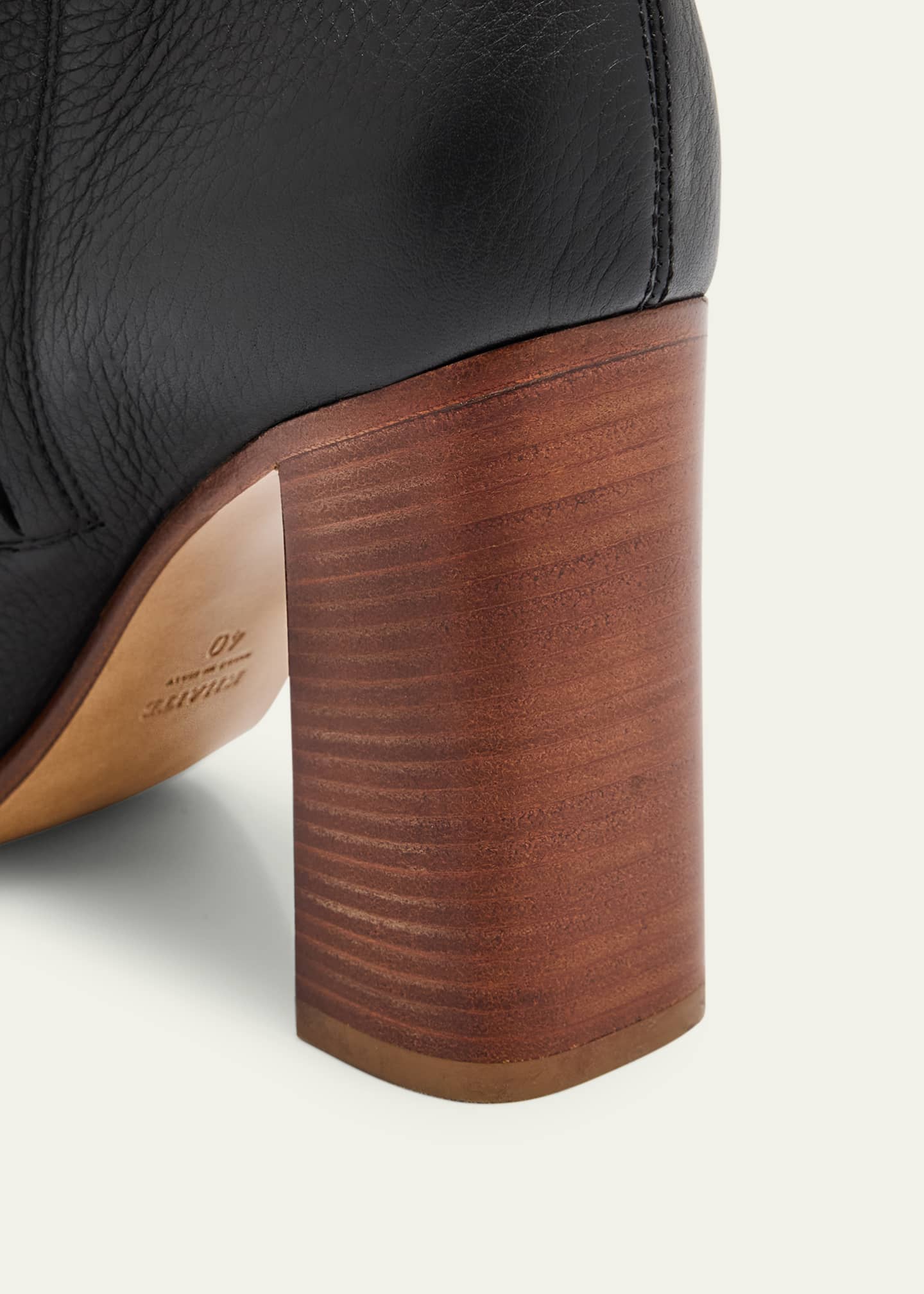 Khaite Willow Leather Knee Boots Image 4 of 5
