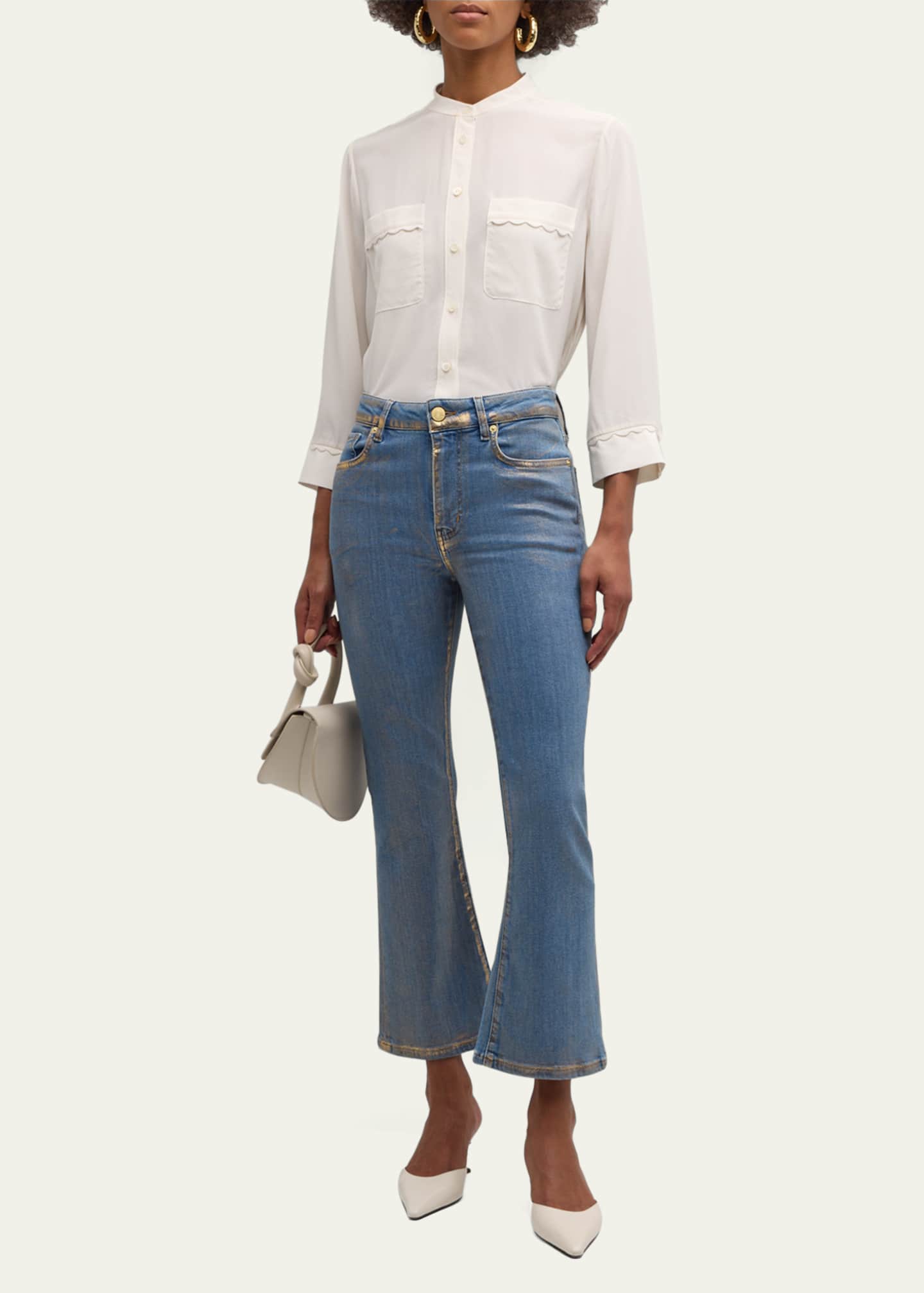 FRAME Le Crop Mini Boot Jeans Image 2 of 5