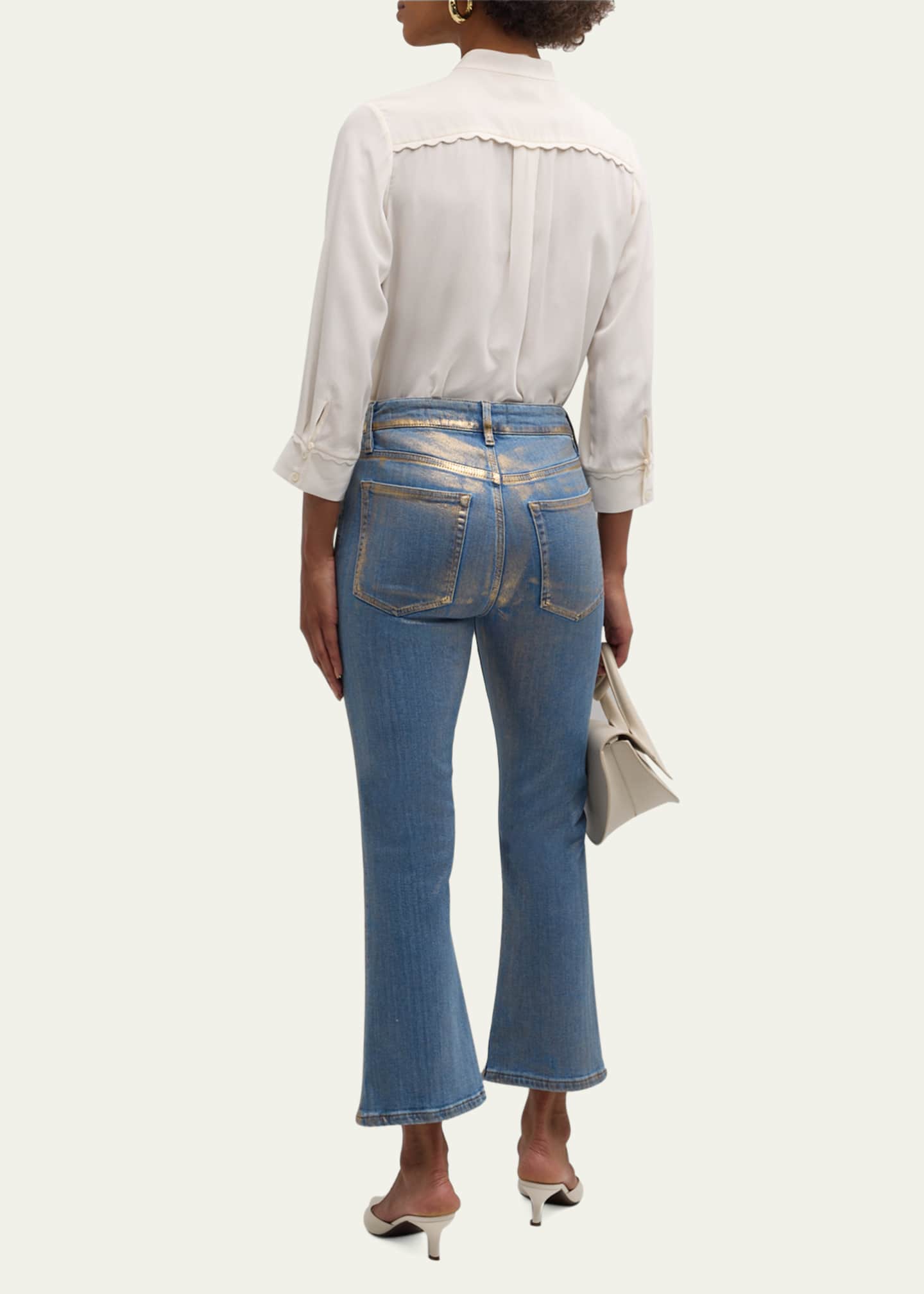 FRAME Le Crop Mini Boot Jeans Image 3 of 5