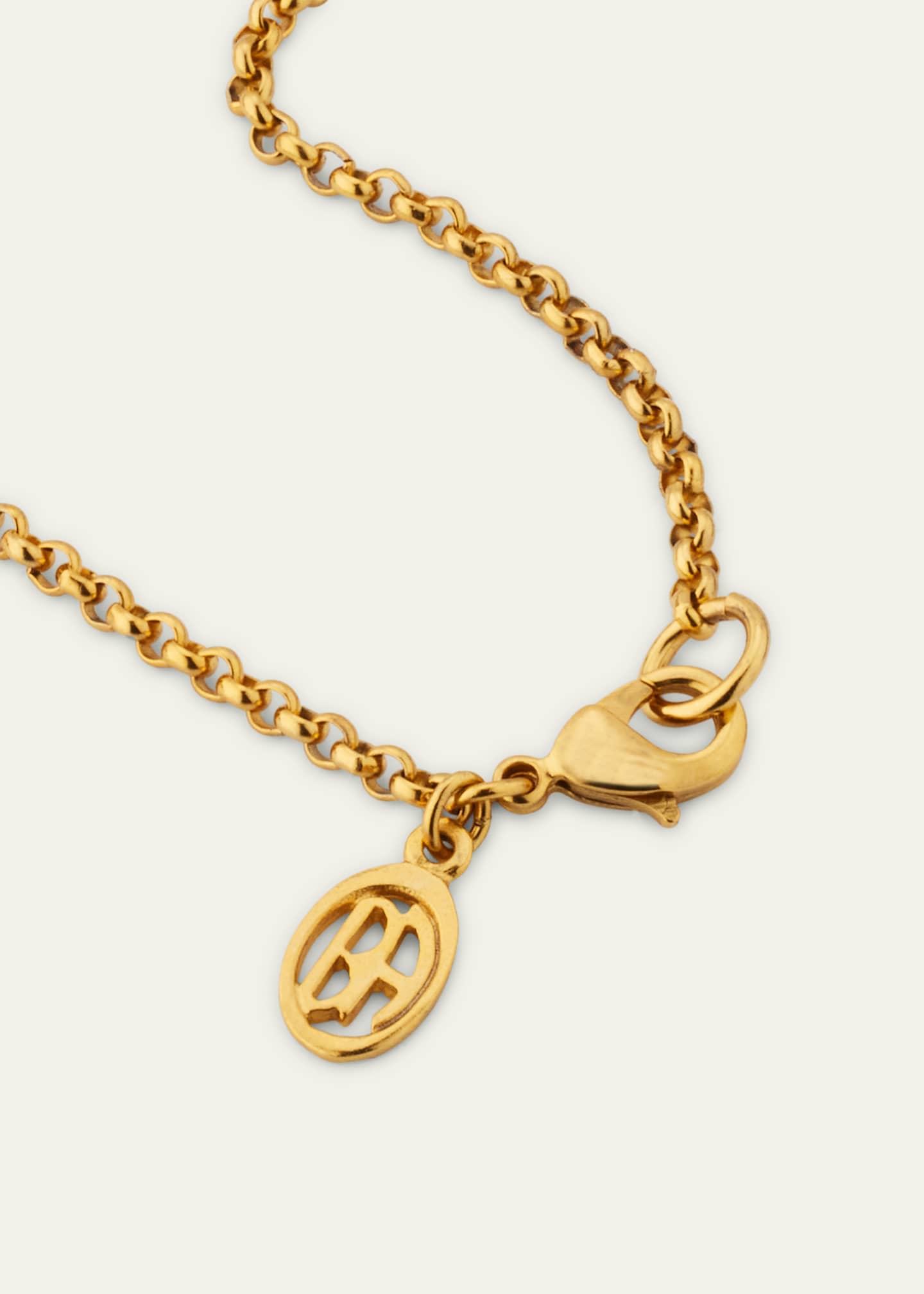 Ben-Amun Gold Plated Chain Necklace with Multicolor Glass Stones, 28"L Image 4 of 4