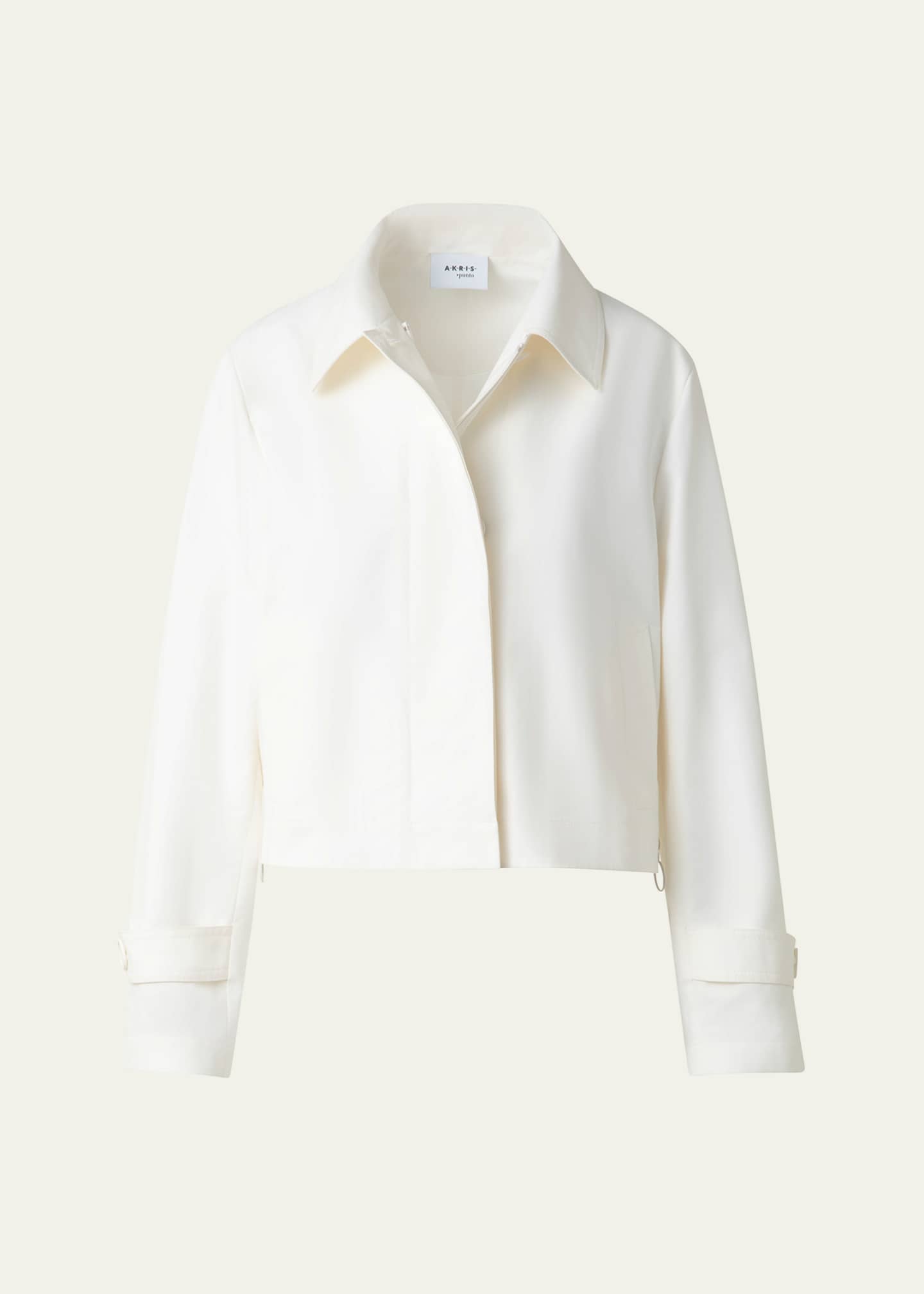 Akris punto Boxy Water Resistant Cotton-Blend Jacket Image 1 of 5