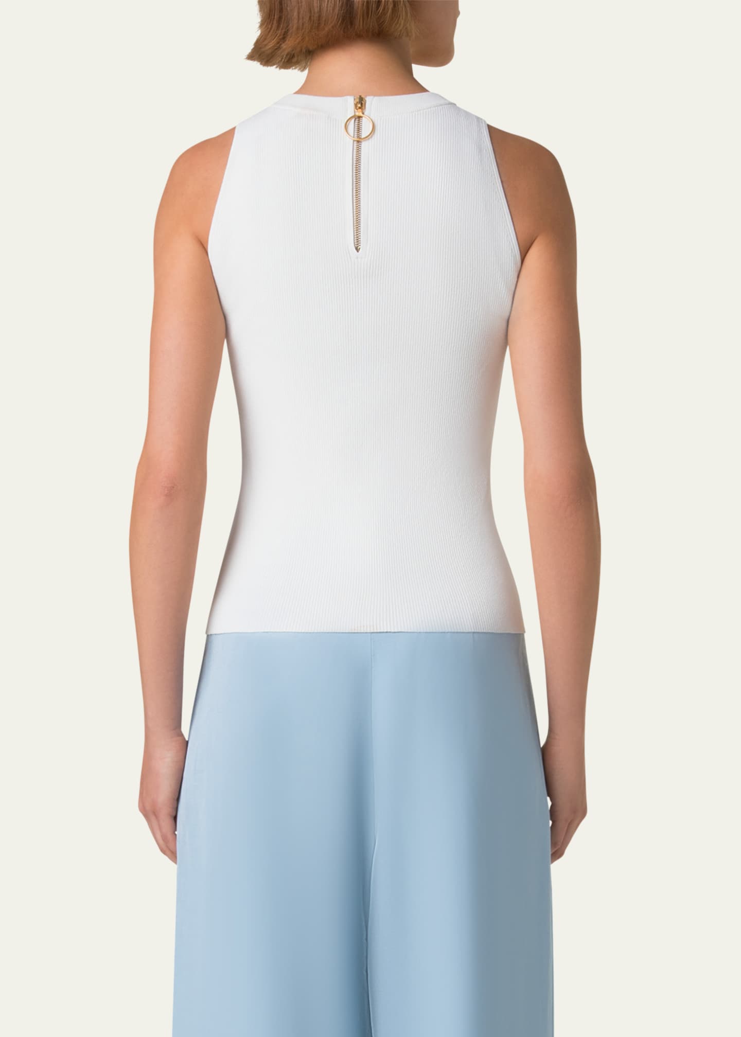 Akris punto Body-Con Knit Top Image 3 of 5