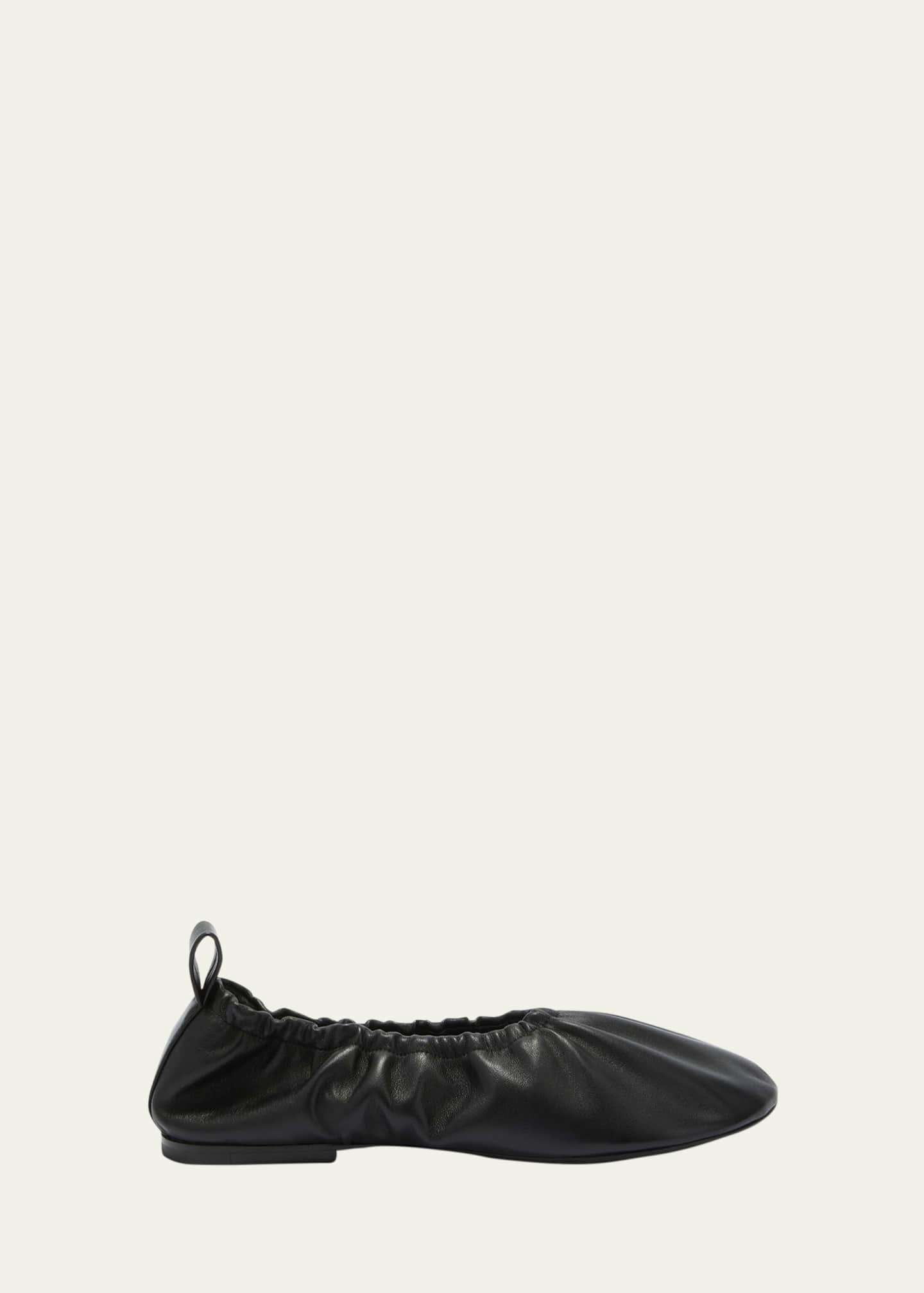 Jil Sander Lambskin Leather Ballerina Flats Image 1 of 3