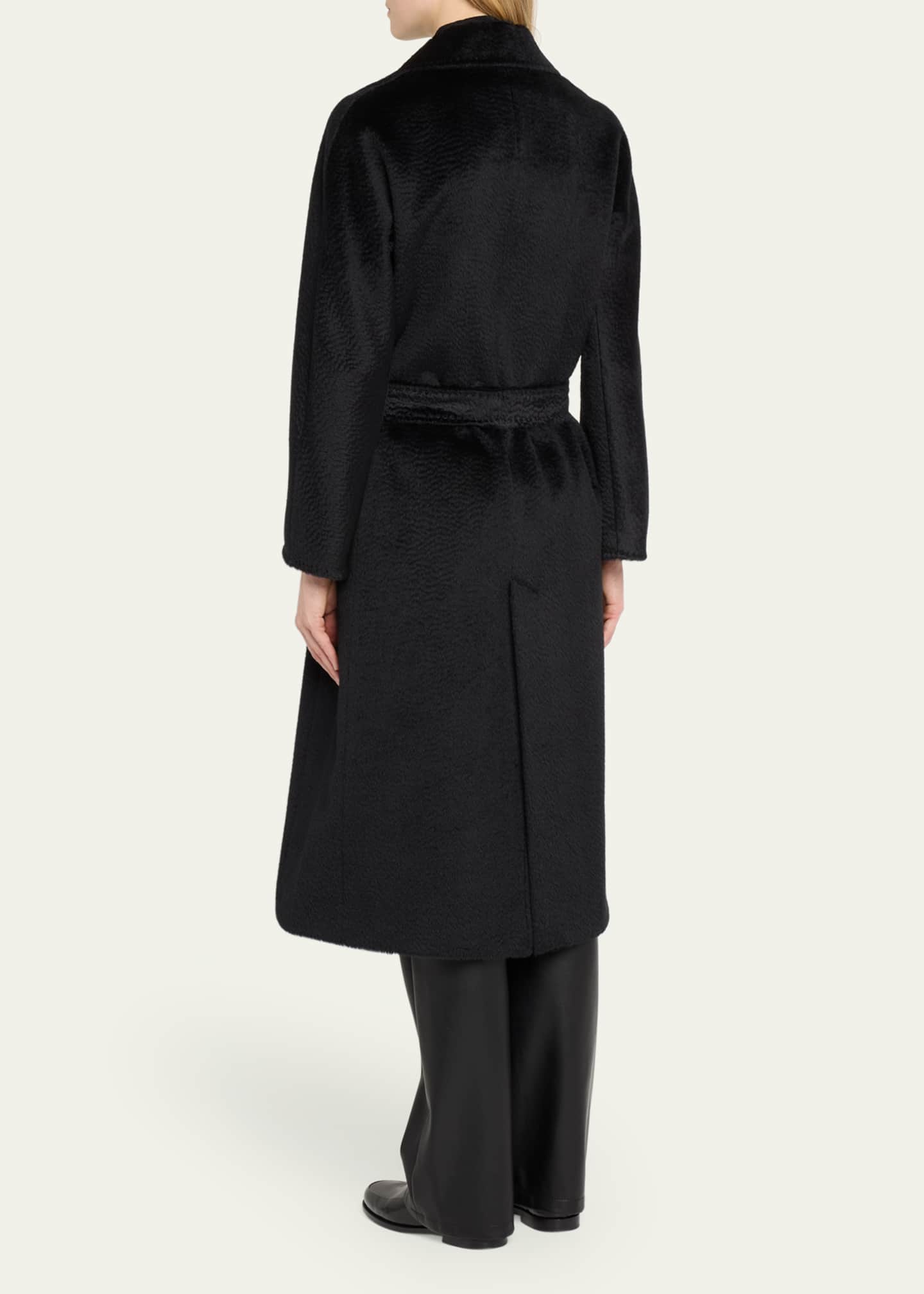 Cinzia Rocca Single-Button Alpaca Wool Coat Image 3 of 5