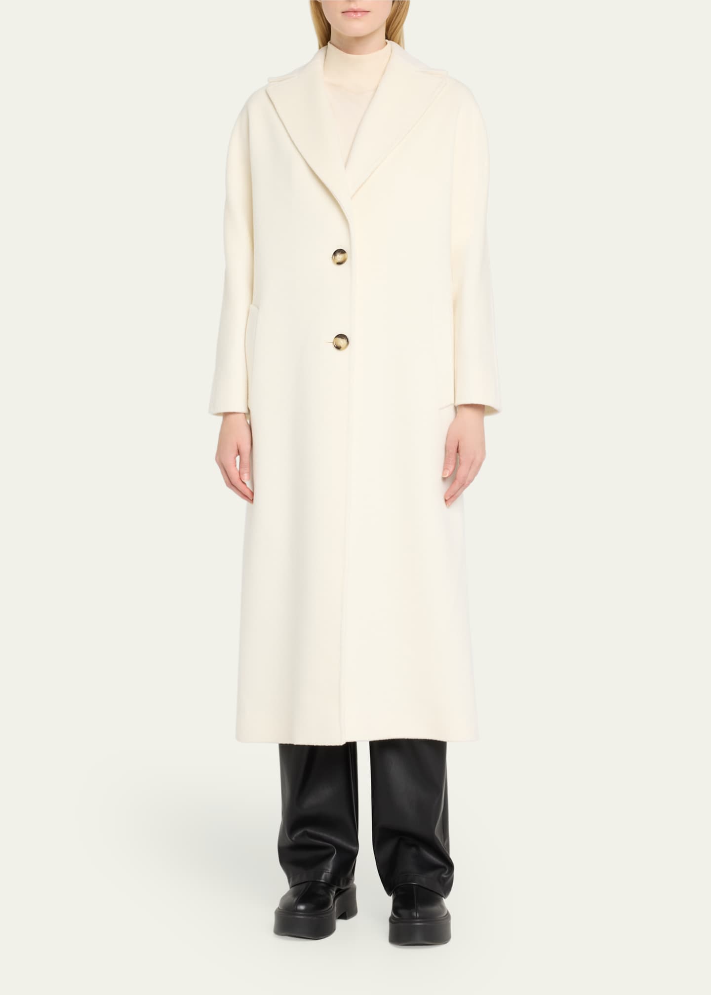 Cinzia Rocca Two-Button Wool Coat Image 2 of 5