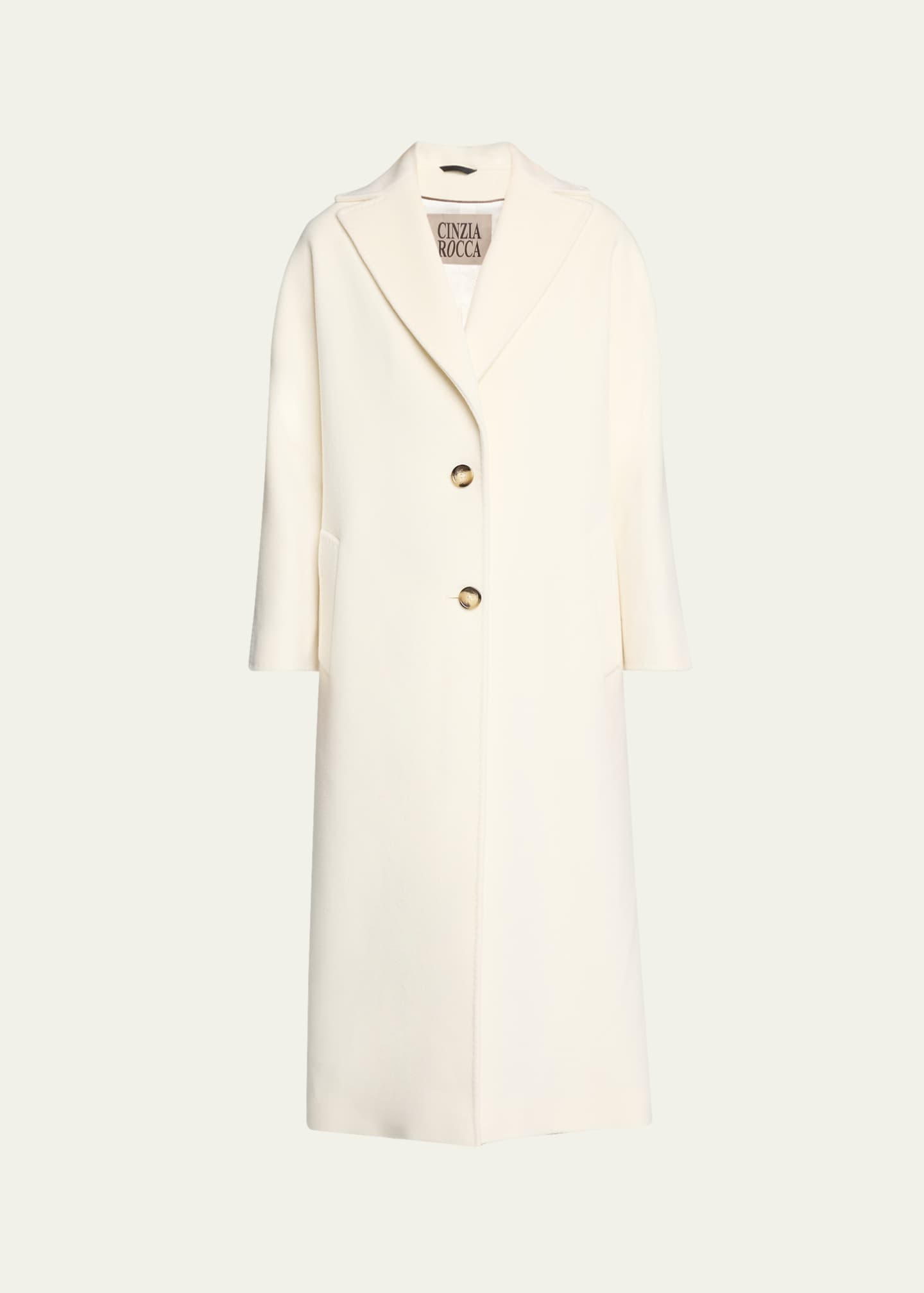 Cinzia Rocca Two-Button Wool Coat Image 1 of 5