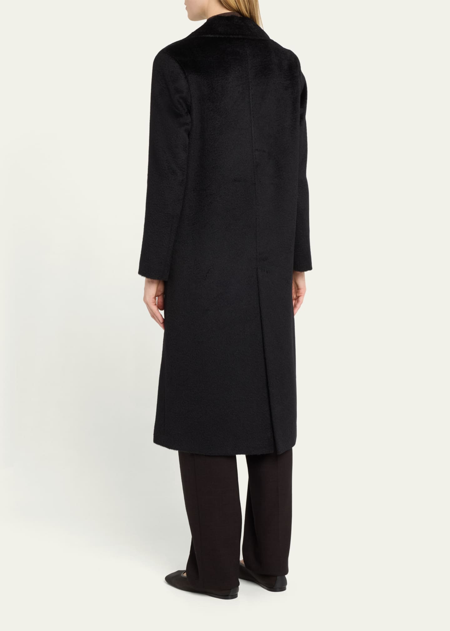 Cinzia Rocca Double-Breasted Alpaca Wool Coat Image 3 of 5