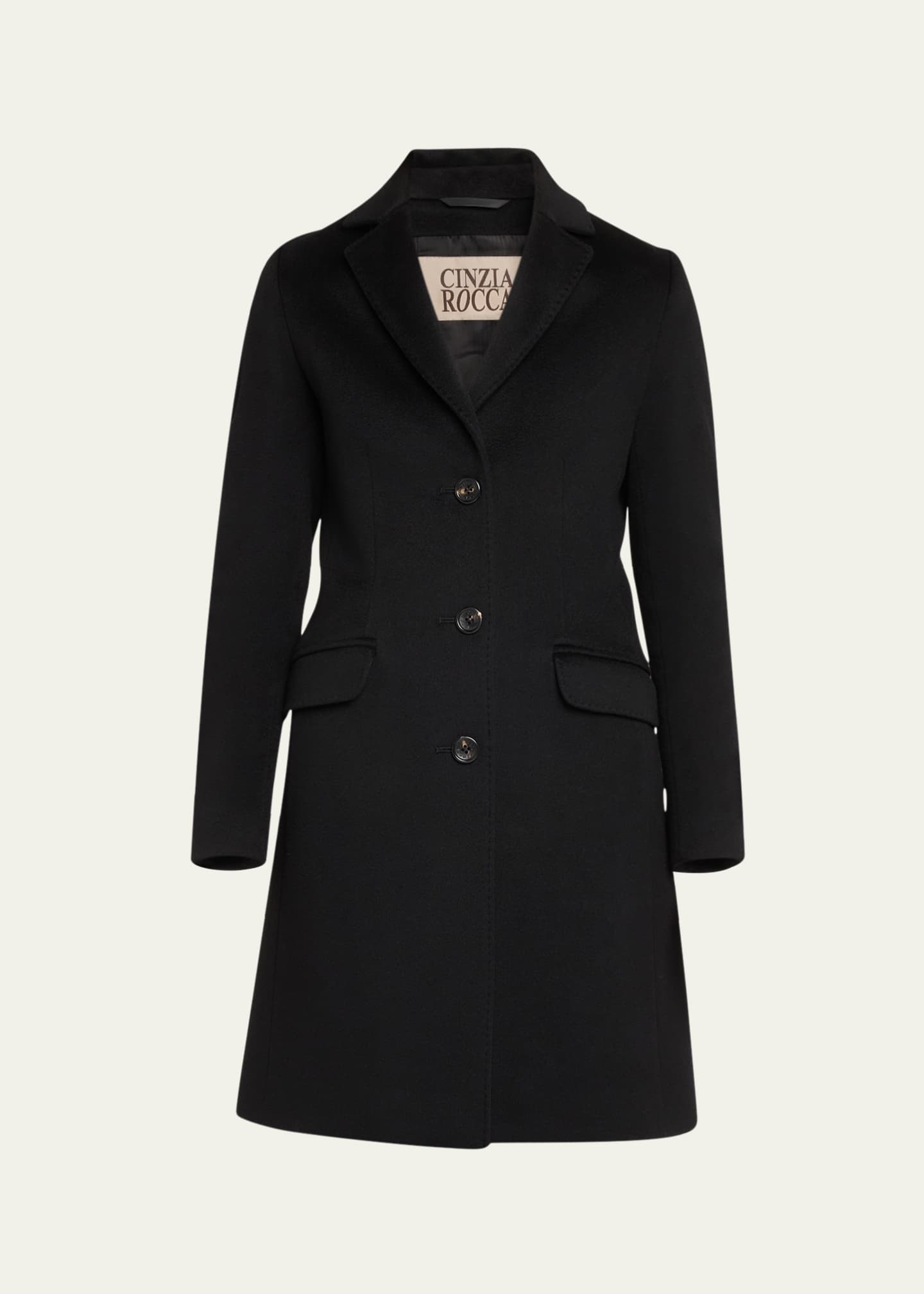 Cinzia Rocca Single-Breasted Wool Coat Image 1 of 5