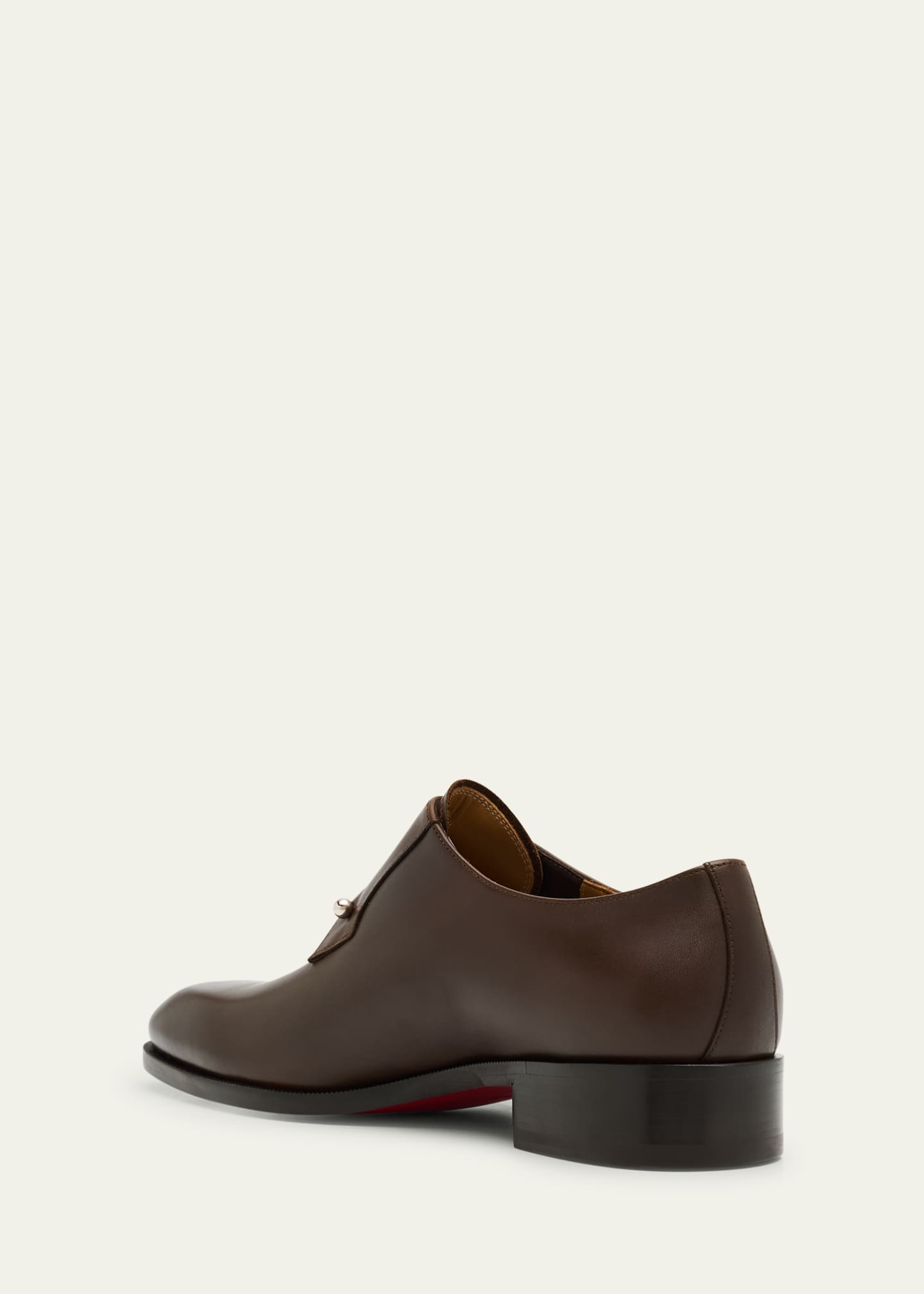 Christian Louboutin Men's Chambeli Monk-Strap Leather Loafers Image 2 of 4