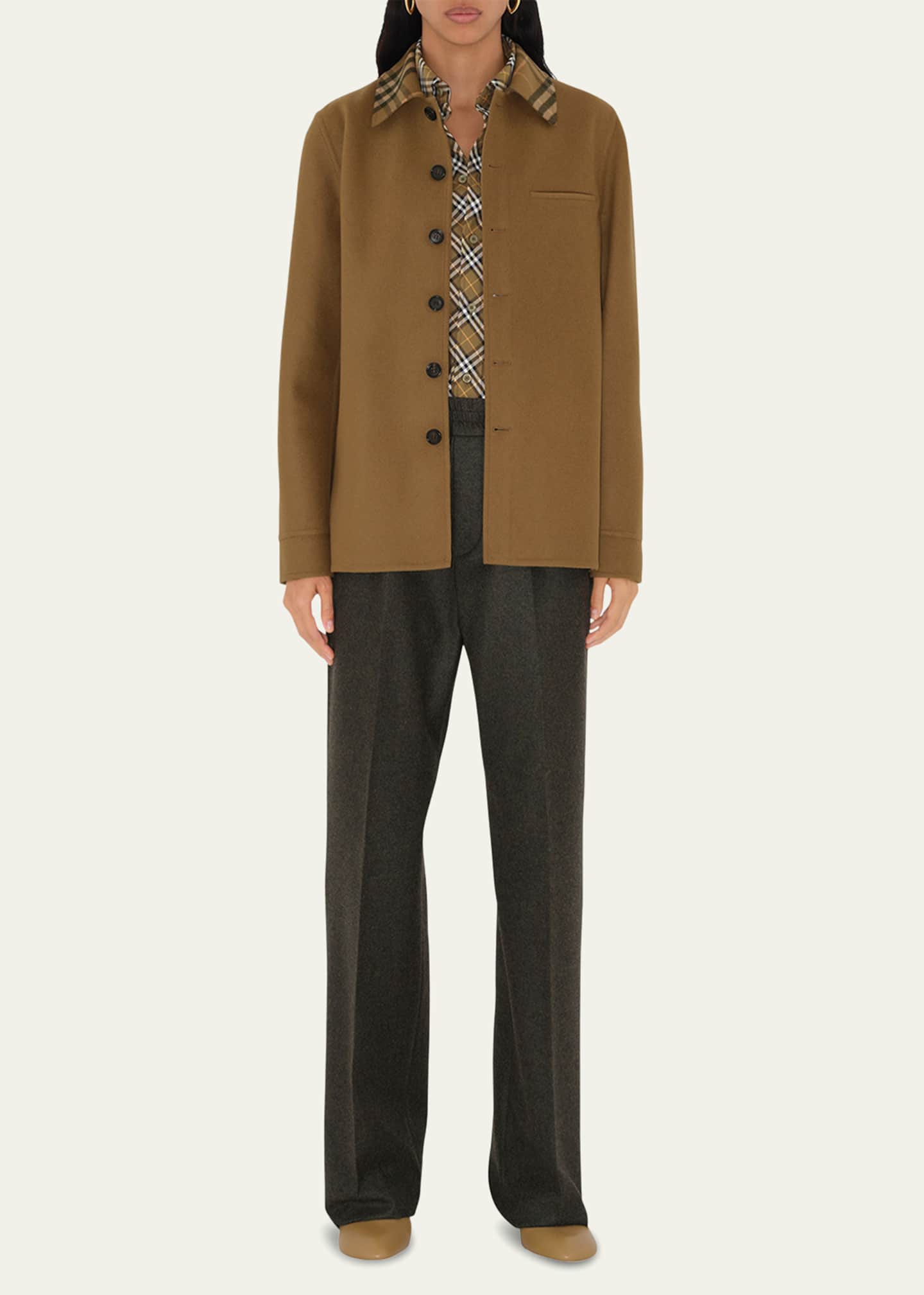 Burberry Cie Check Collar Shirt Jacket Image 2 of 4