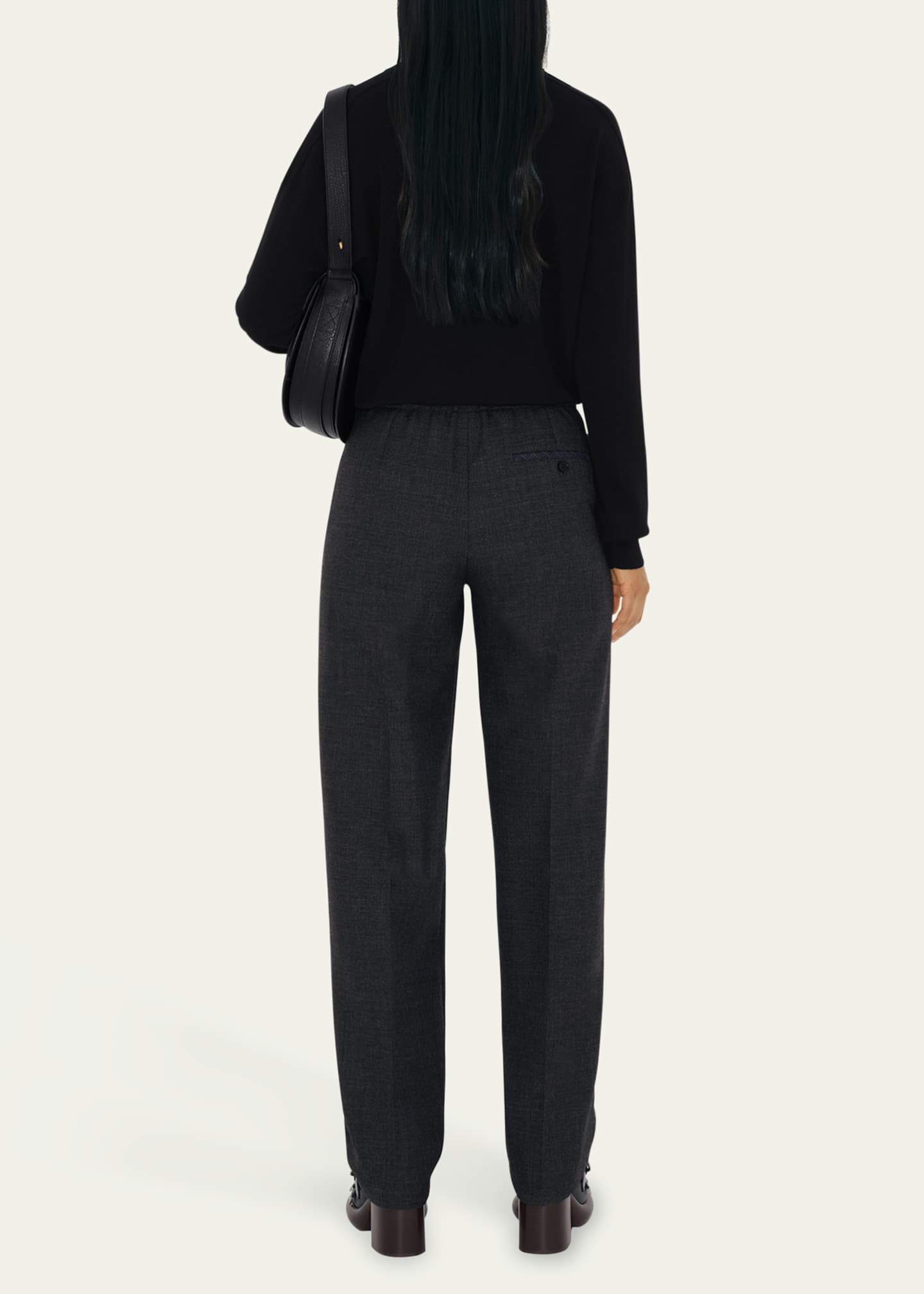 Burberry Light Weight Wool Turtleneck Sweater Image 3 of 4