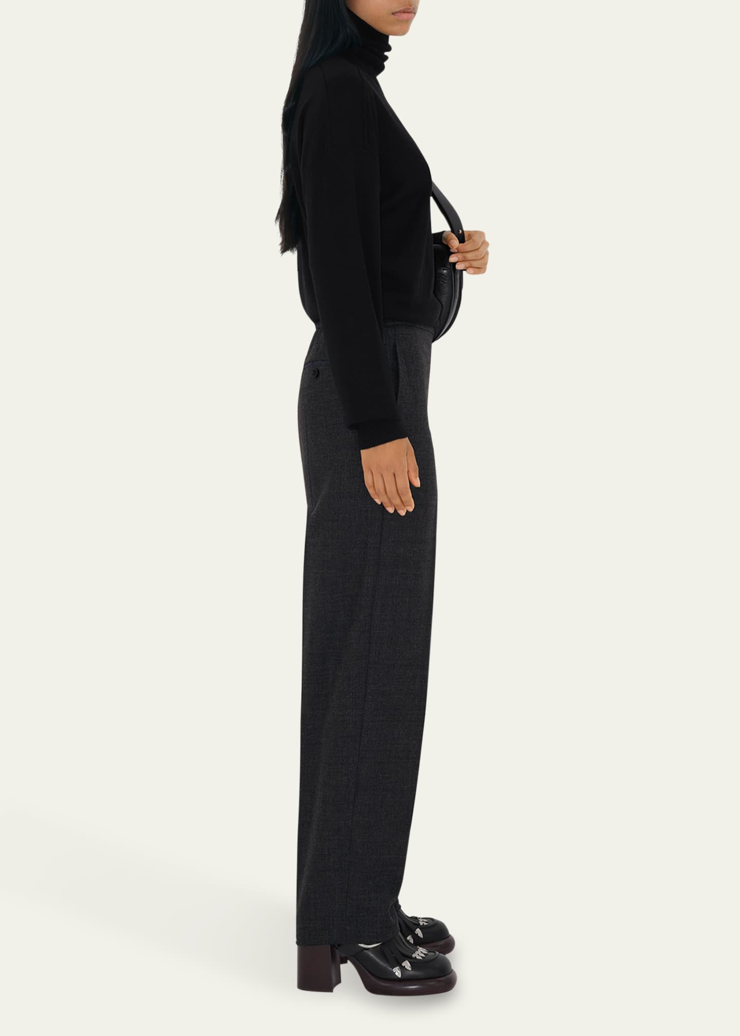 Burberry Light Weight Wool Turtleneck Sweater Image 4 of 4