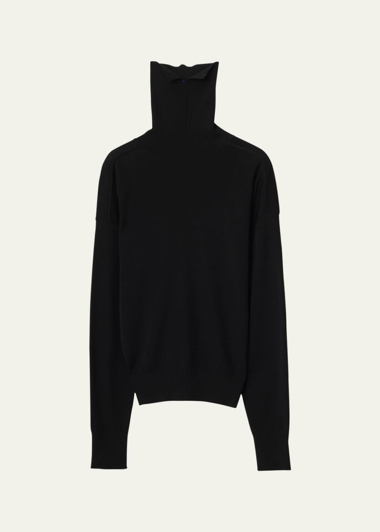 Burberry Light Weight Wool Turtleneck Sweater Image 1 of 4
