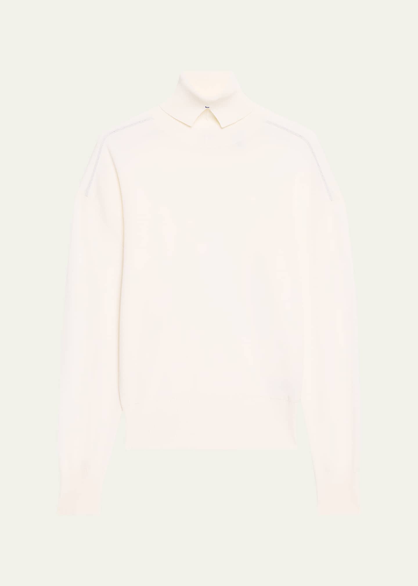Burberry Turtleneck Wool Sweater Image 1 of 5