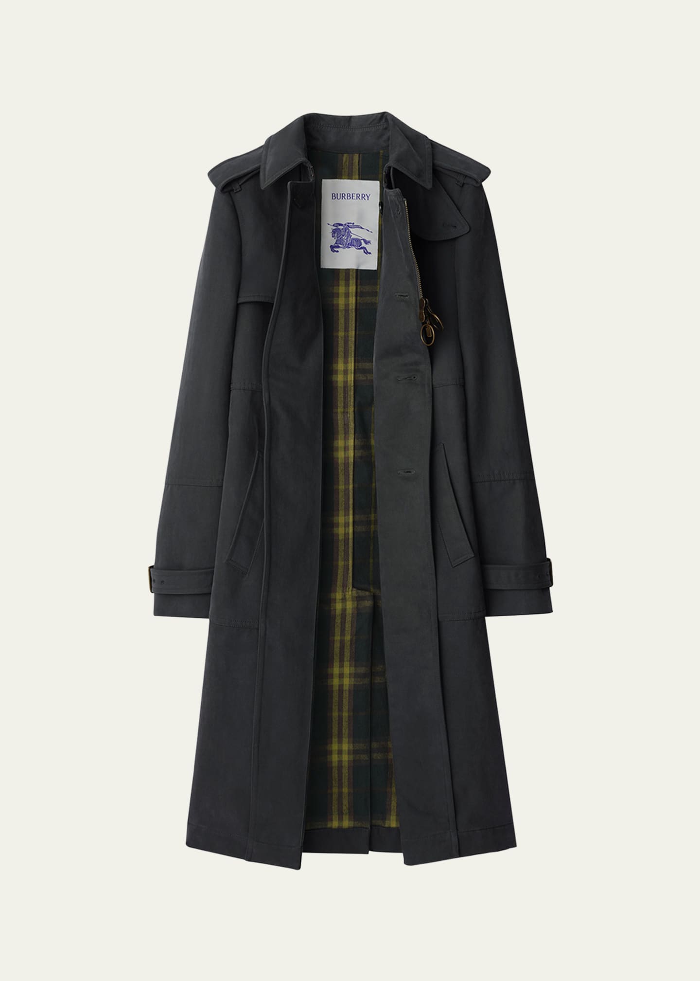 Burberry Belted Single-Breasted Trench Coat Image 1 of 2