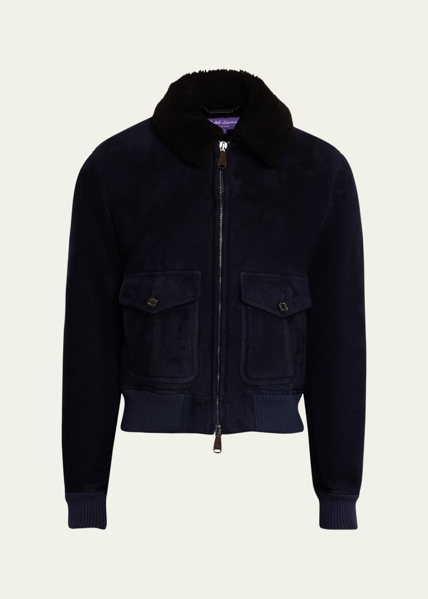 Ralph Lauren Purple Label Men s Shearling Bomber Jacket