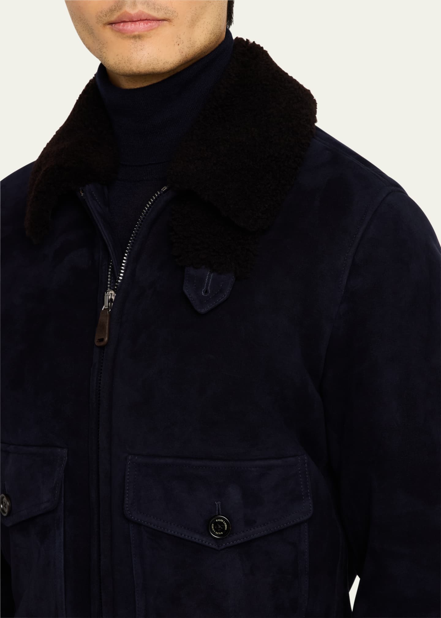 Ralph Lauren Men s Shearling Bomber Jacket