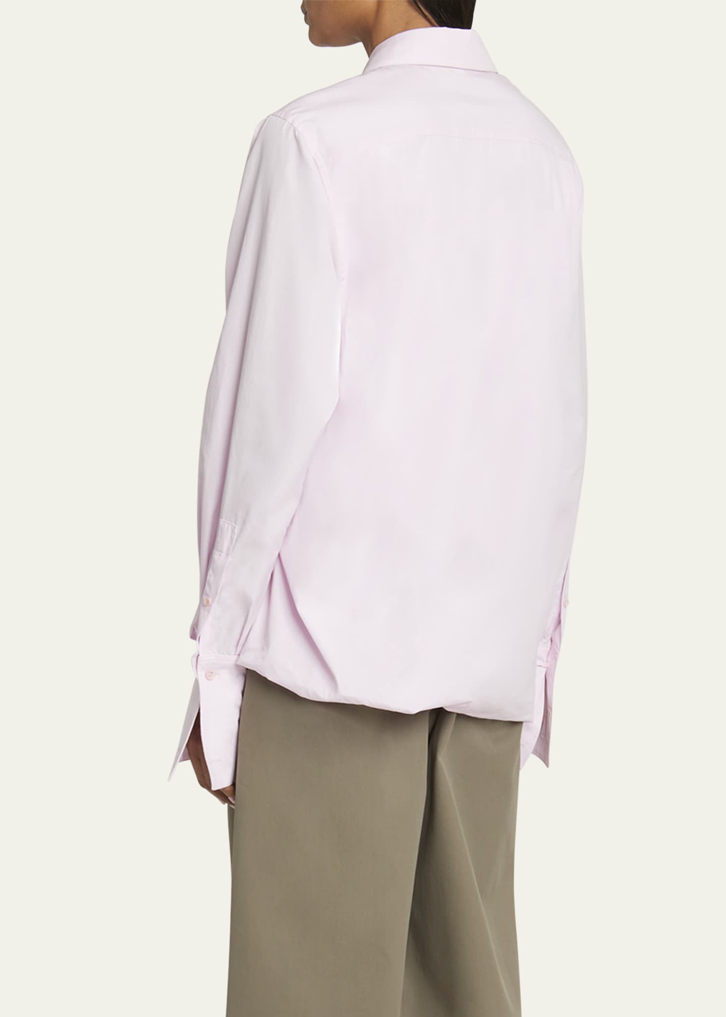 Loewe Belted Balloon-Hem Blouse Image 3 of 5