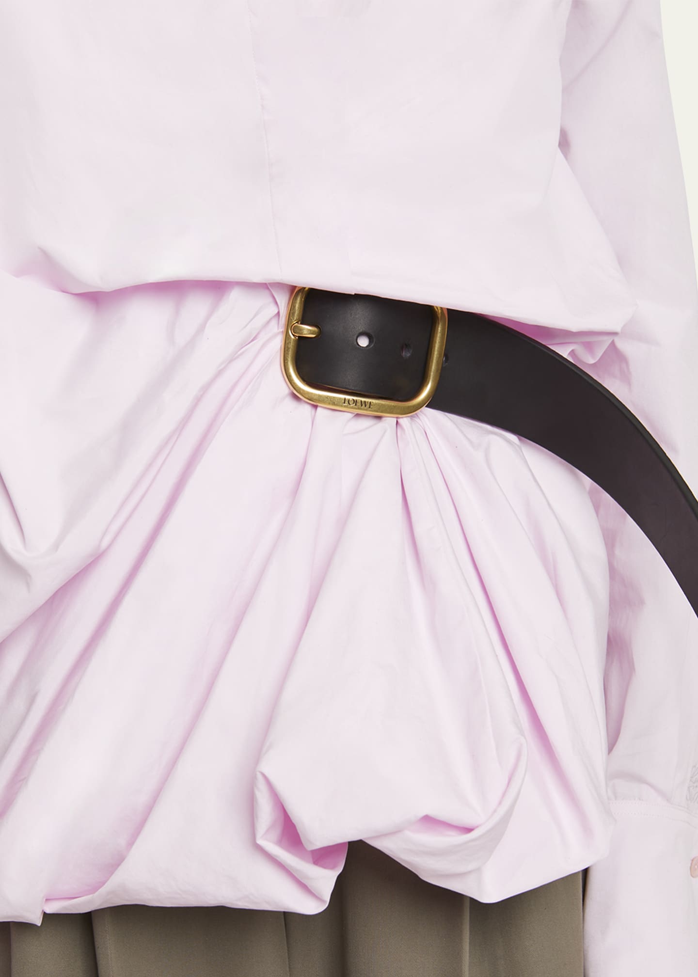 Loewe Belted Balloon-Hem Blouse Image 5 of 5