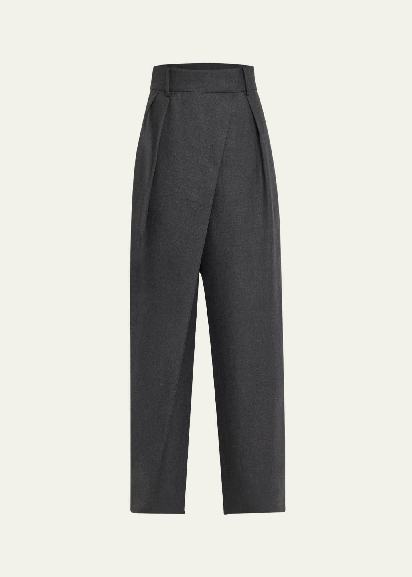 Loewe Wool-Blend Wrap Trousers Image 1 of 5
