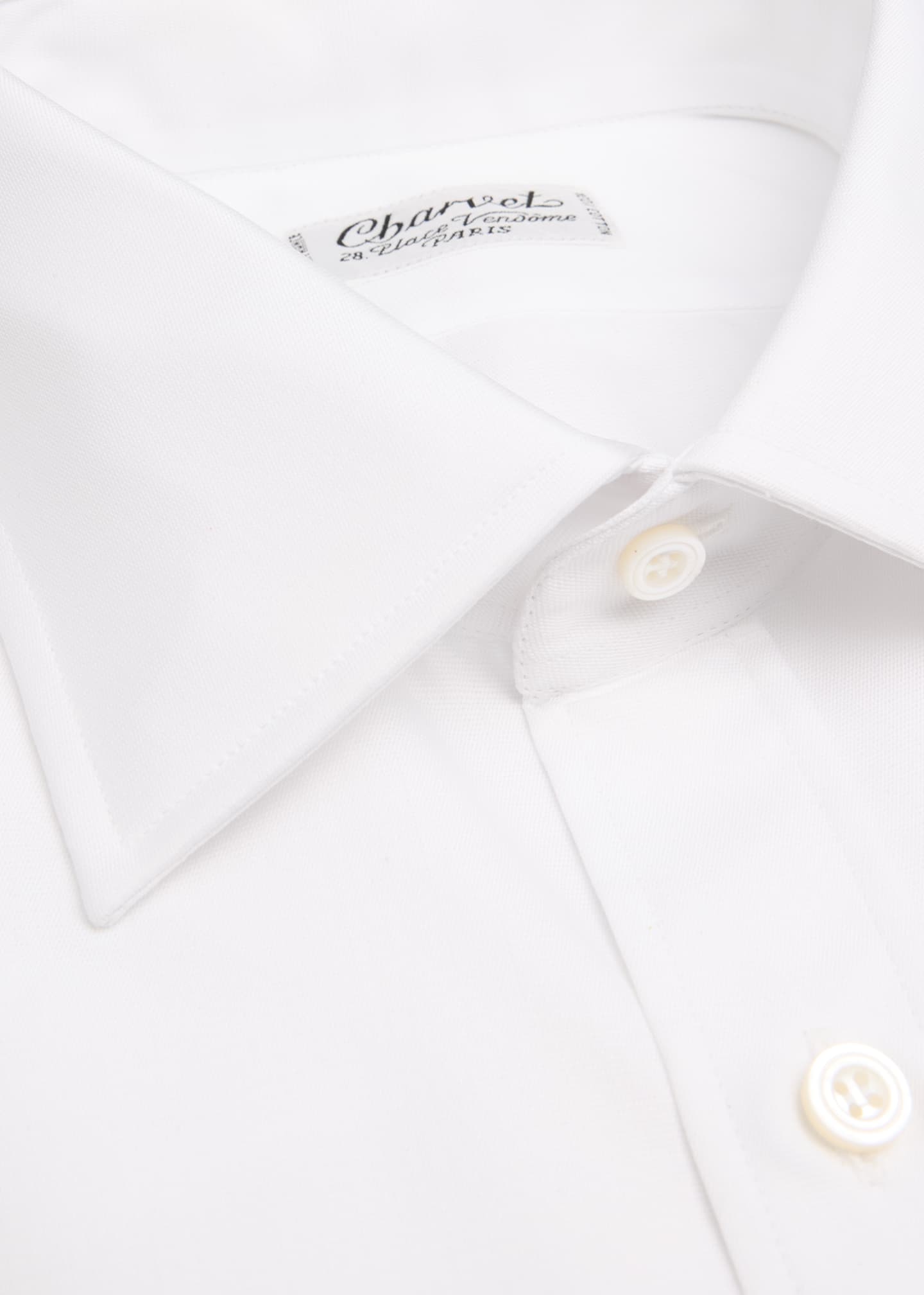 Charvet Men's Cotton Slim-Fit Dress Shirt Image 2 of 2