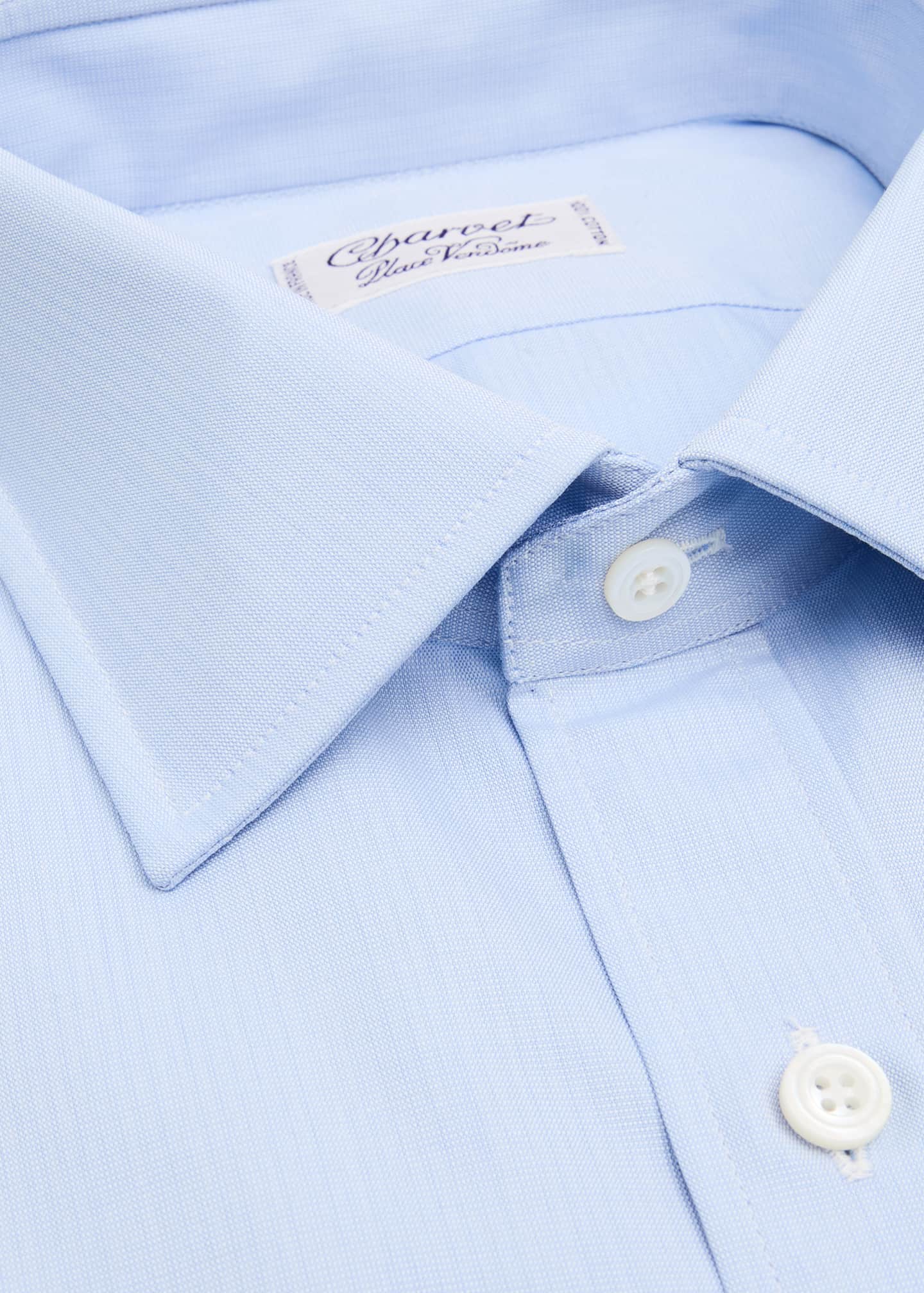 Charvet Men's Cotton Slim-Fit Dress Shirt Image 2 of 2