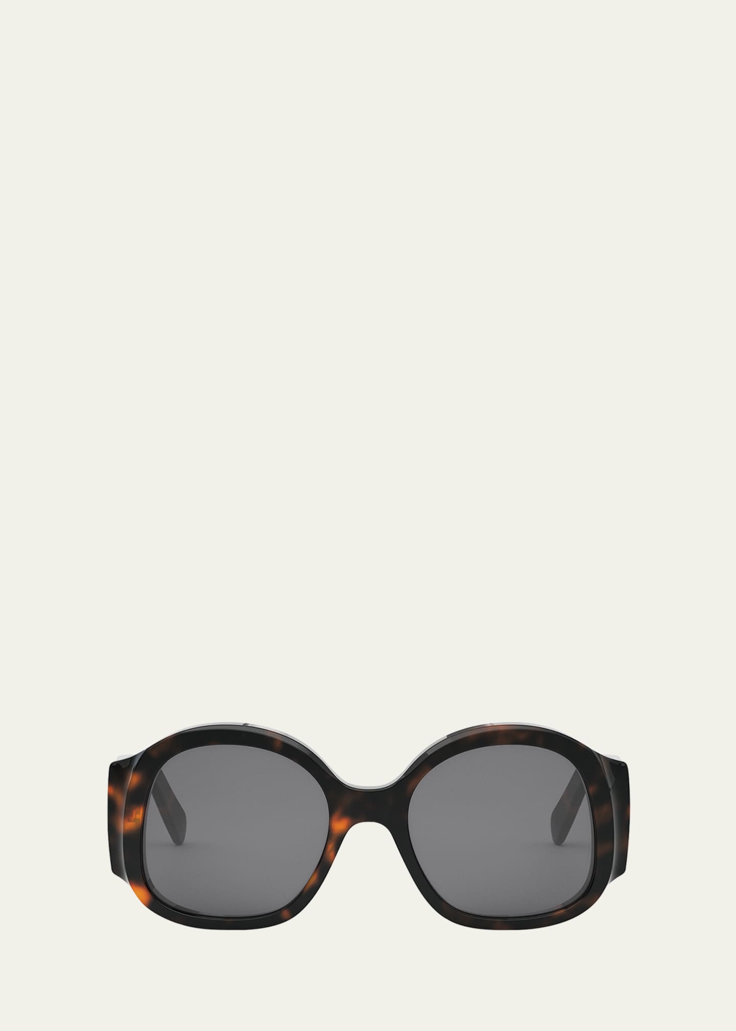 Celine Max Triomphe Round Acetate Sunglasses Image 1 of 3