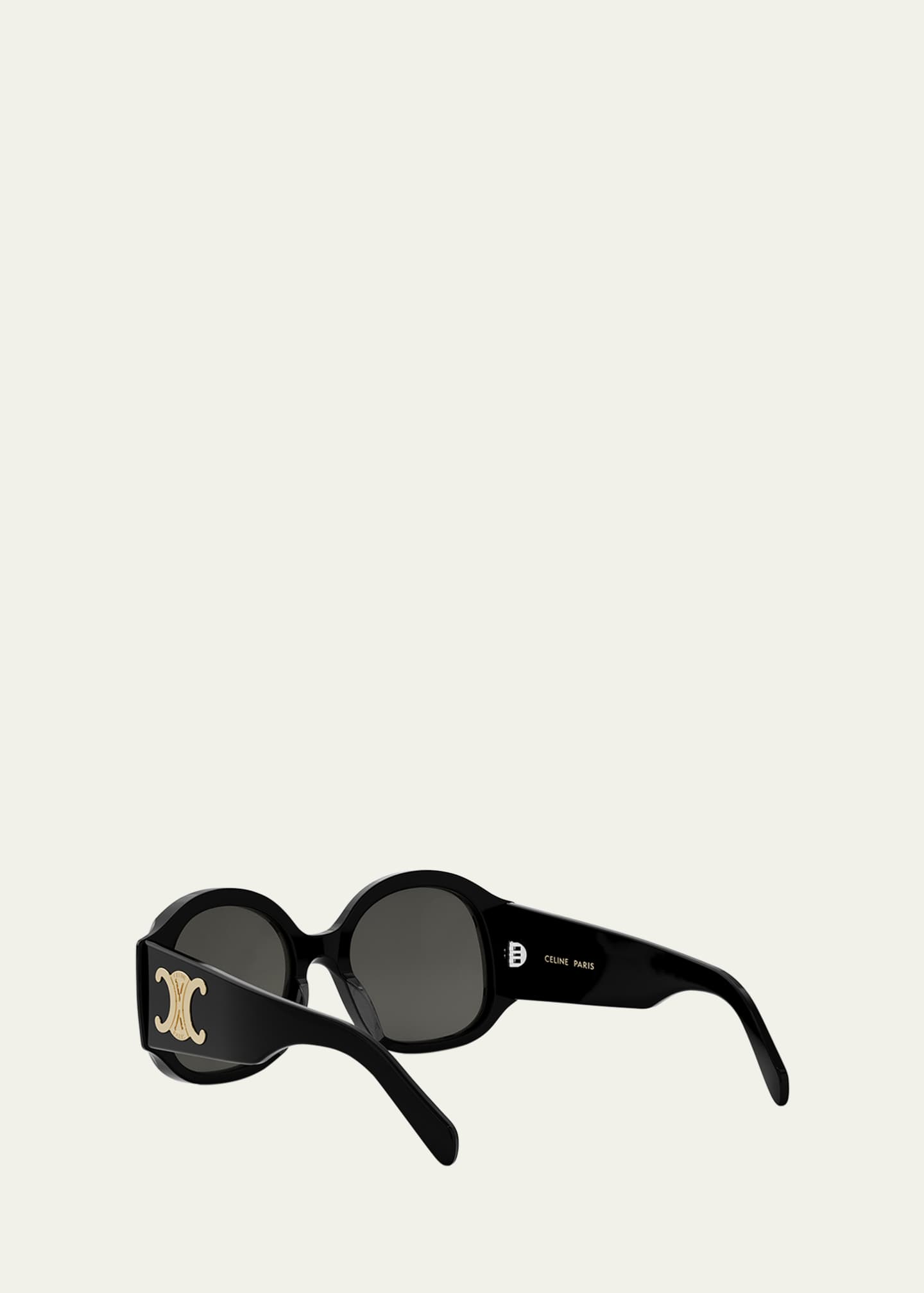 Celine Max Triomphe Round Acetate Sunglasses Image 4 of 5