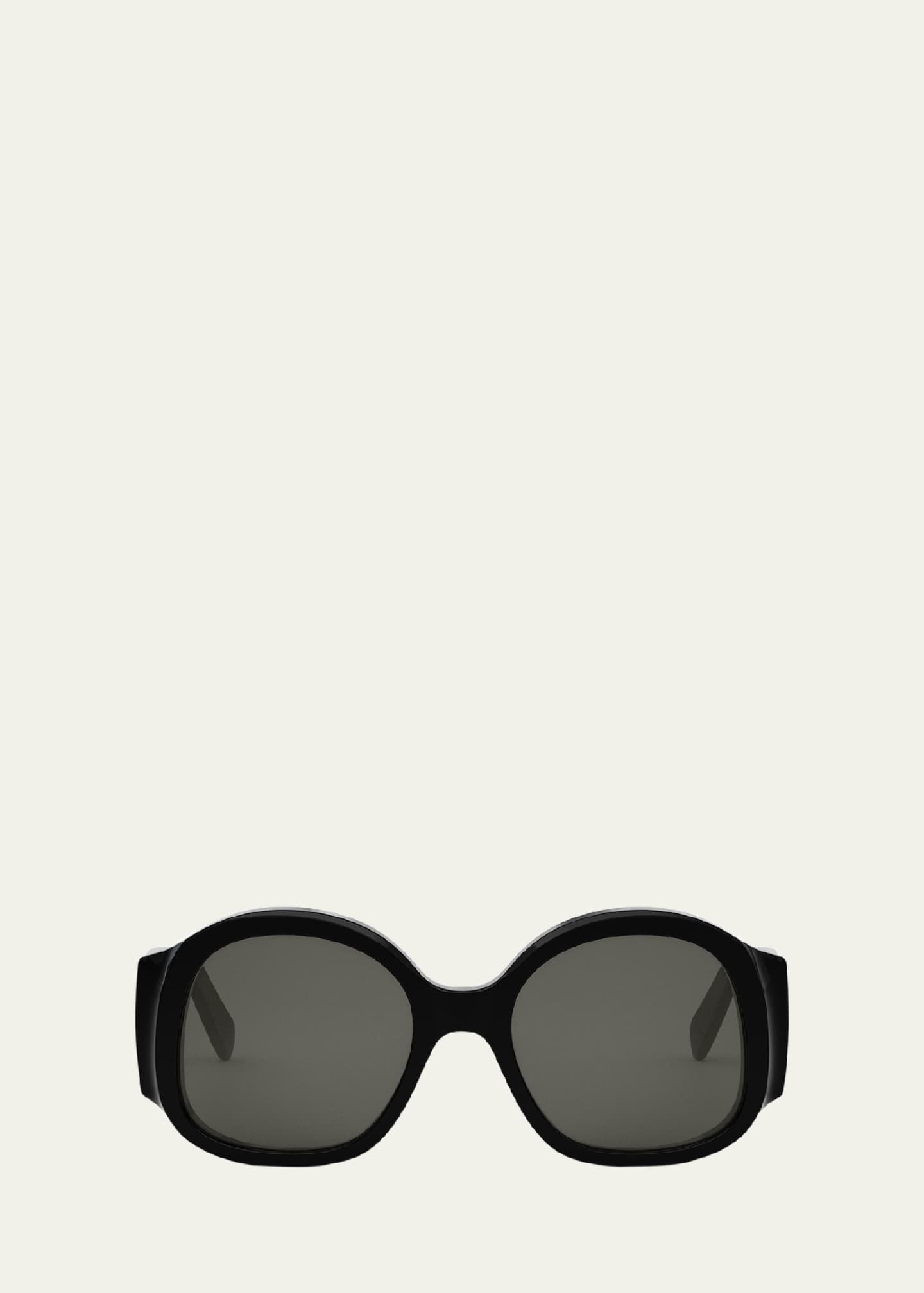 Celine Max Triomphe Round Acetate Sunglasses Image 1 of 5