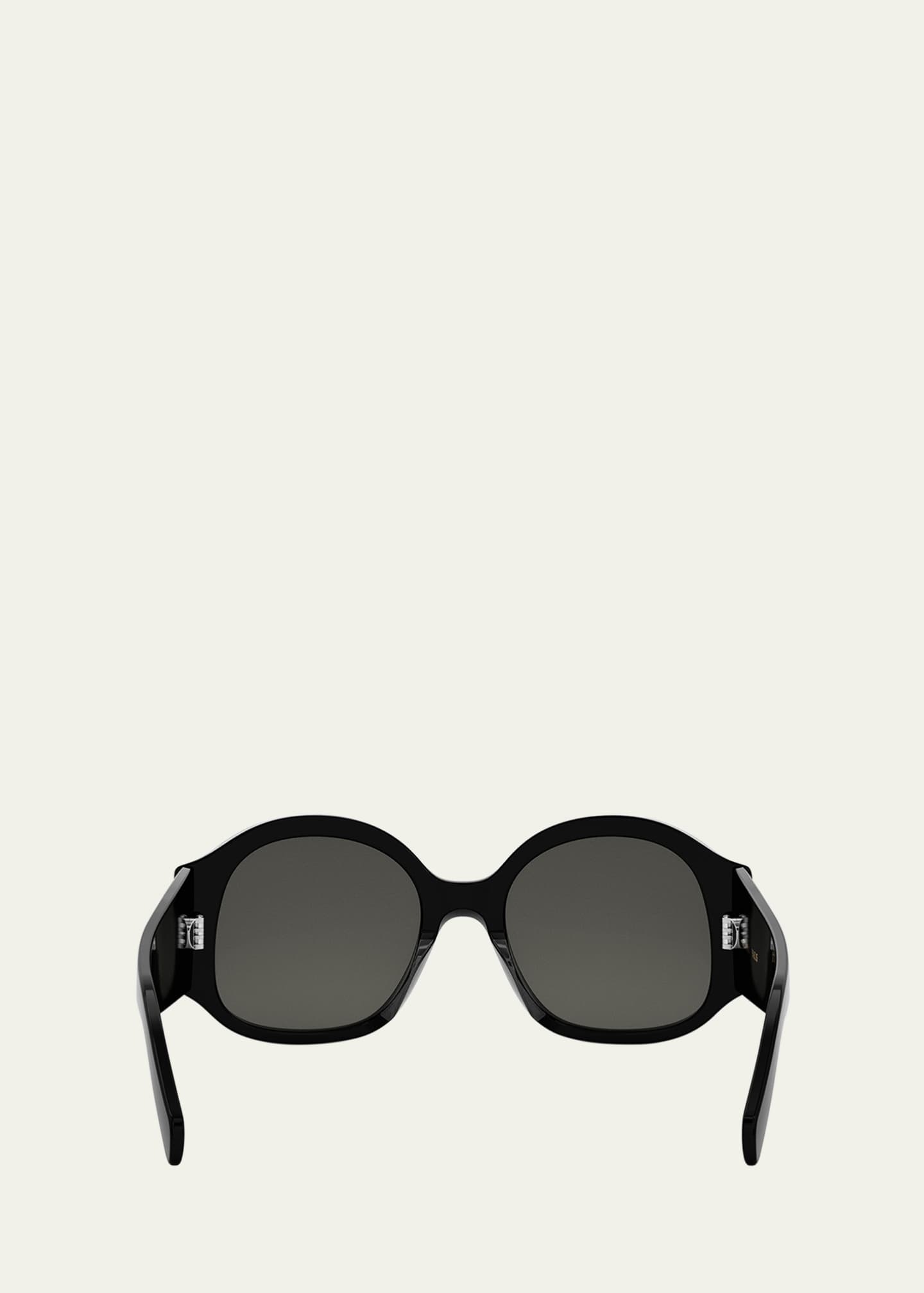 Celine Max Triomphe Round Acetate Sunglasses Image 5 of 5