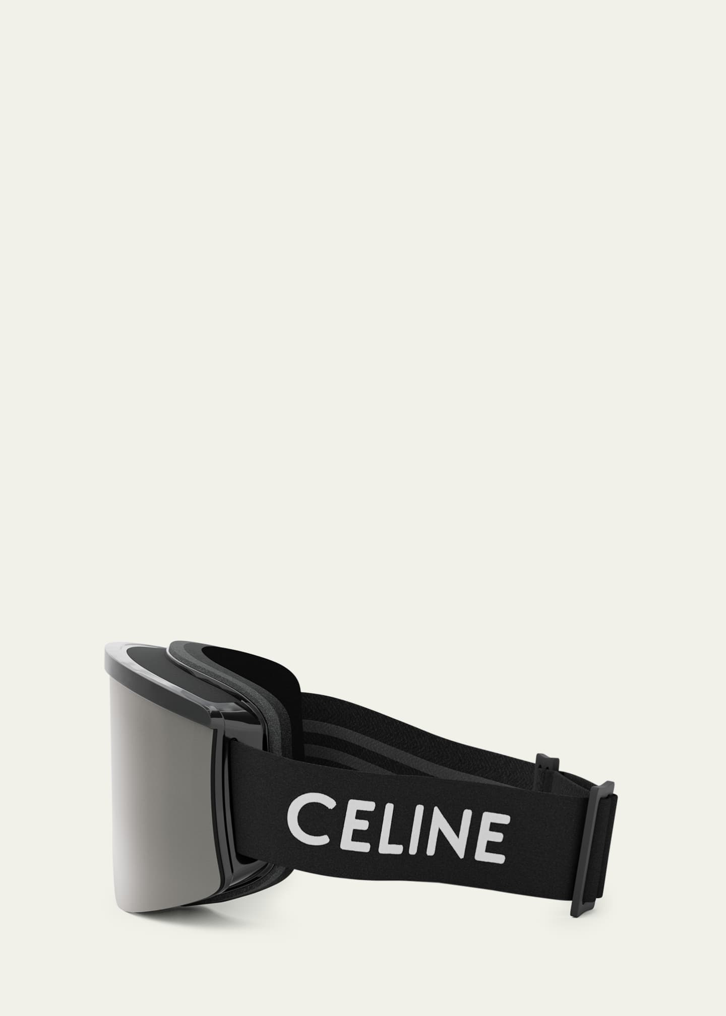 Celine Monochrome Logo-Print Ski Goggles Image 3 of 3