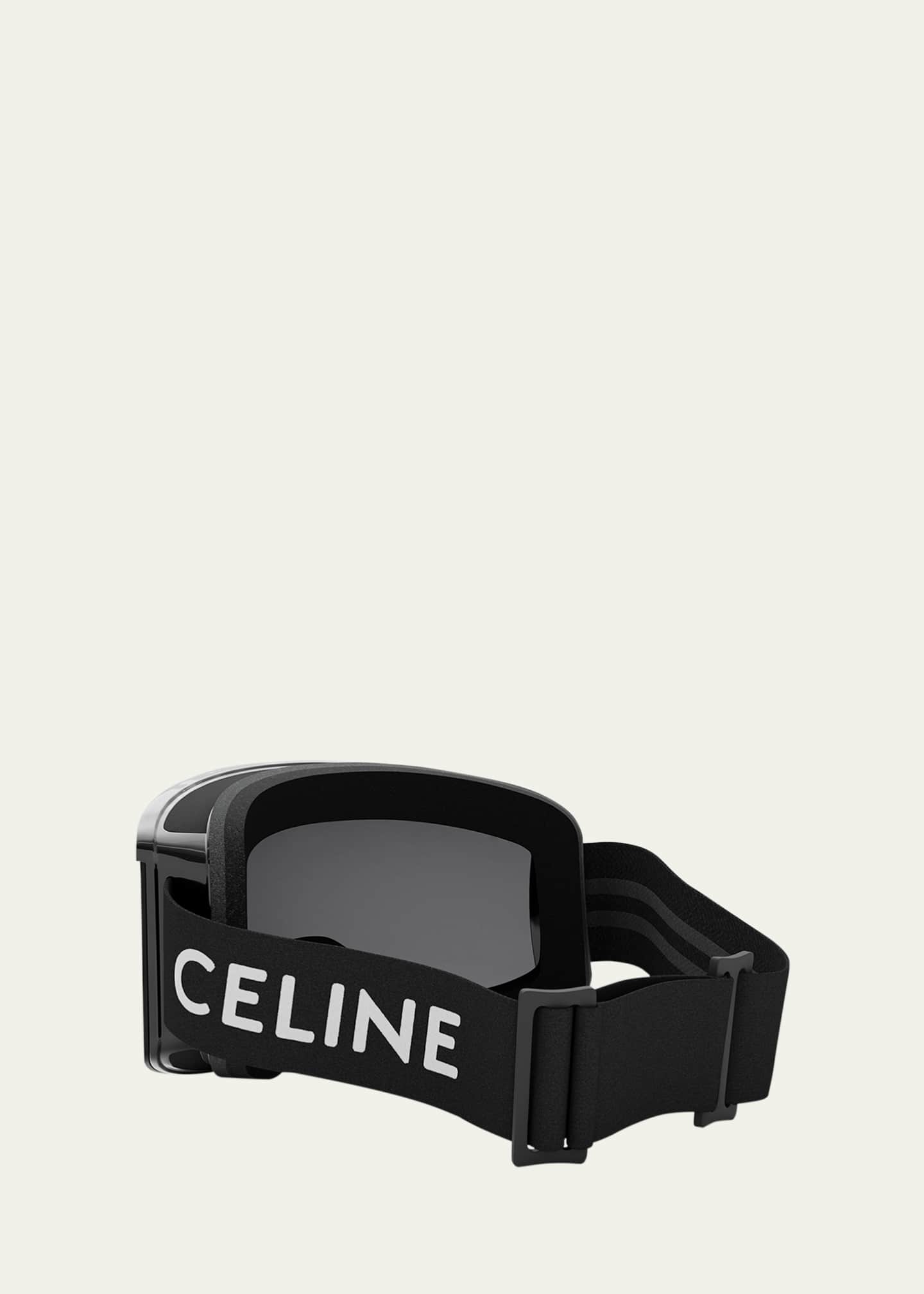Celine Monochrome Logo-Print Ski Goggles Image 4 of 5