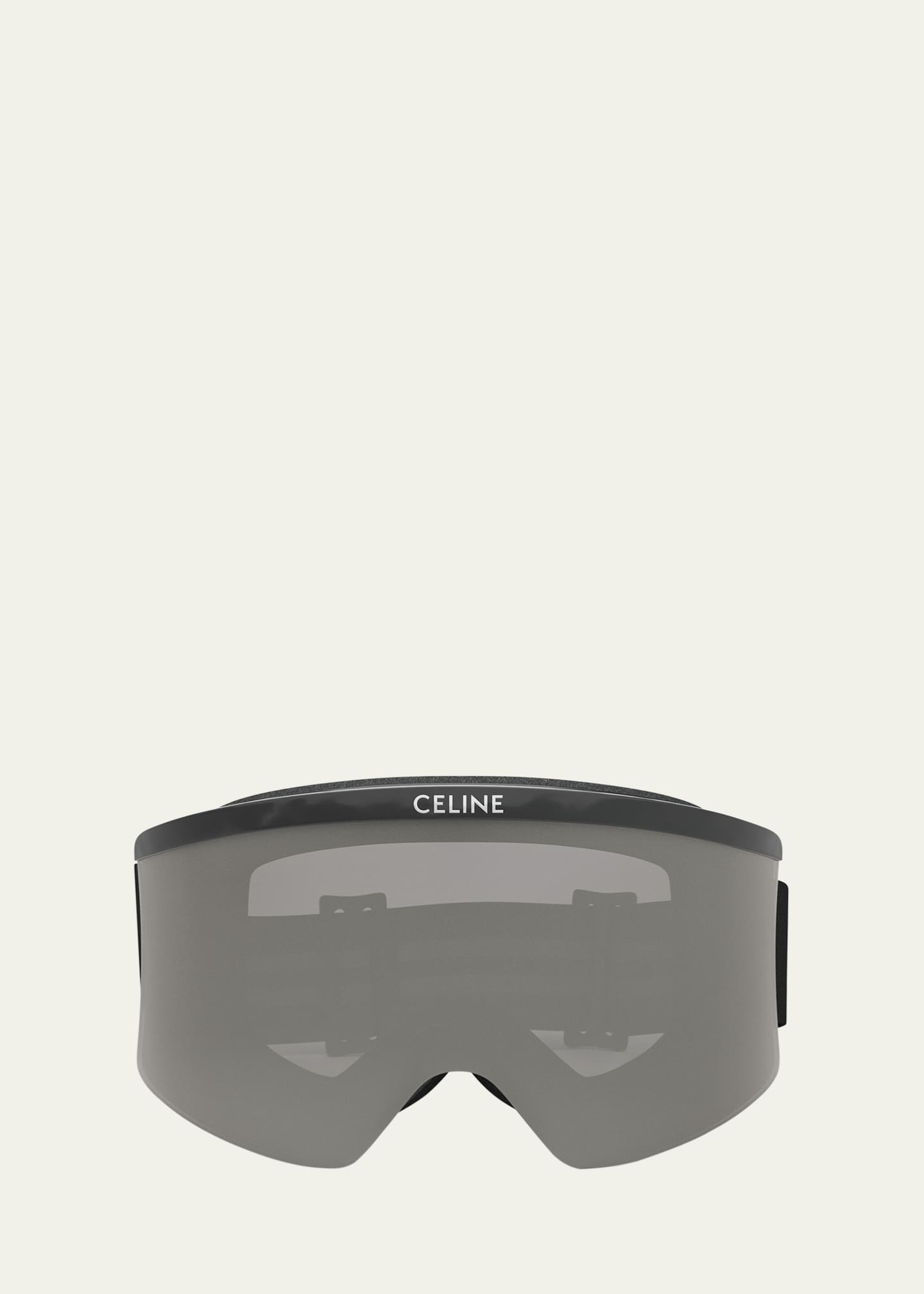 Celine Monochrome Logo-Print Ski Goggles Image 1 of 3