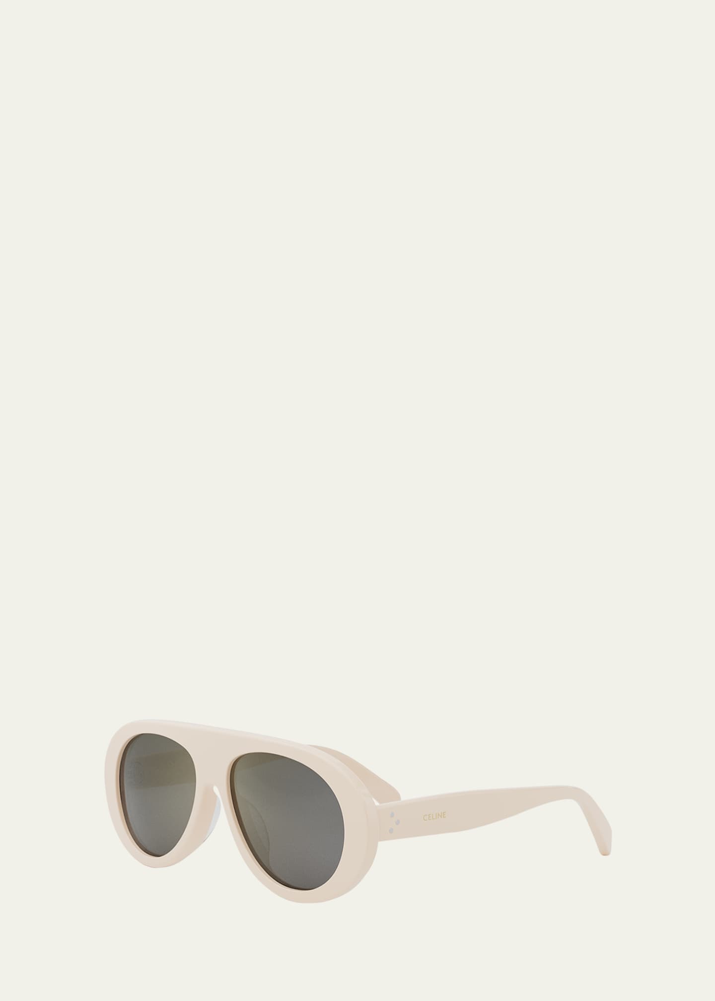 Celine Apres Ski Acetate Aviator Sunglasses Image 2 of 3