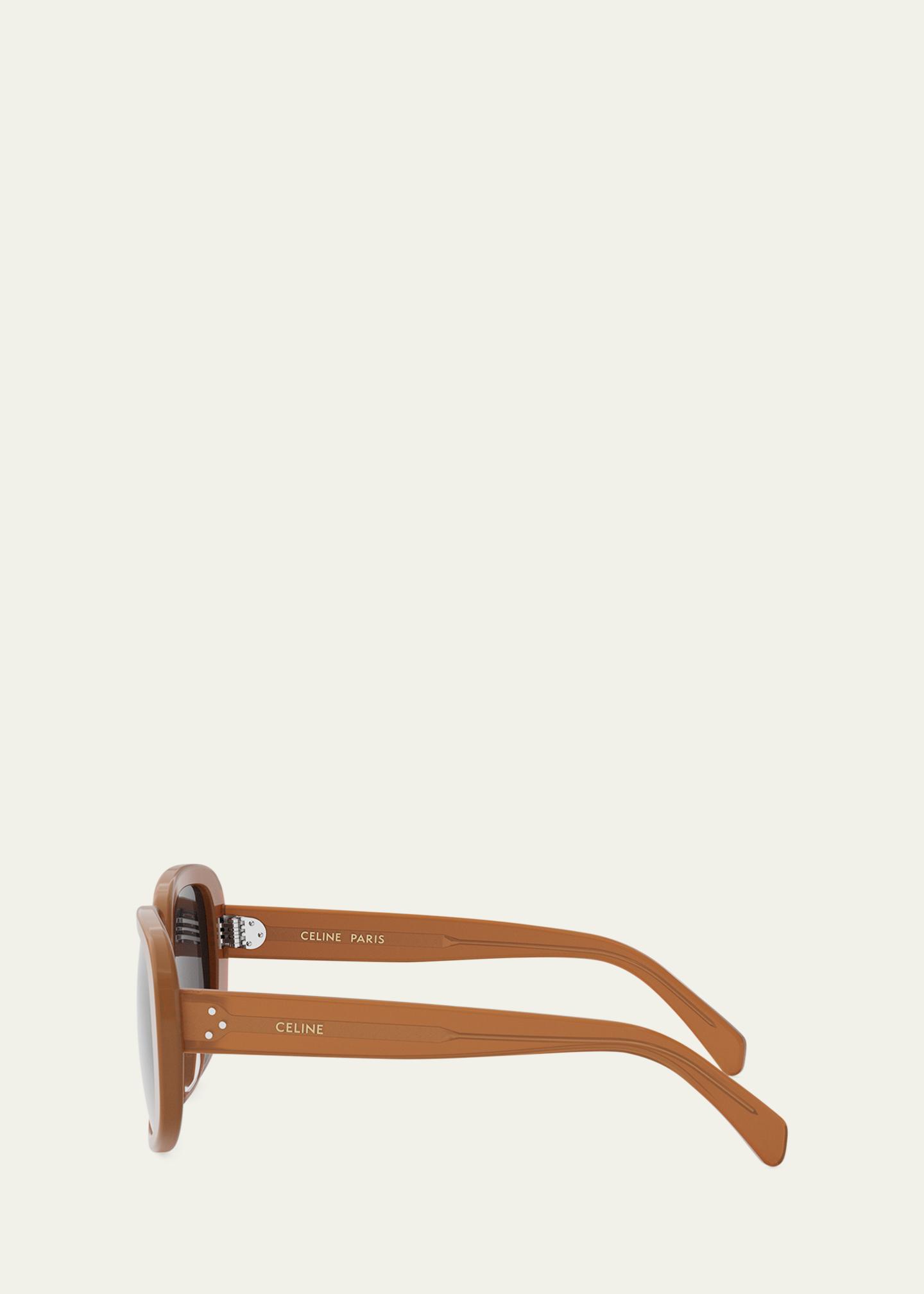 CELINE Bold 3 Dots Acetate Shield Sunglasses - Bergdorf Goodman