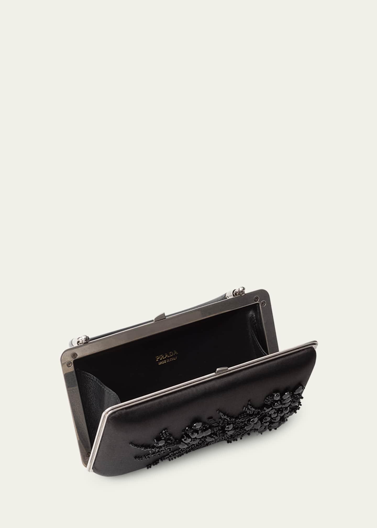 Prada Embellished Satin Minaudiere Image 4 of 5