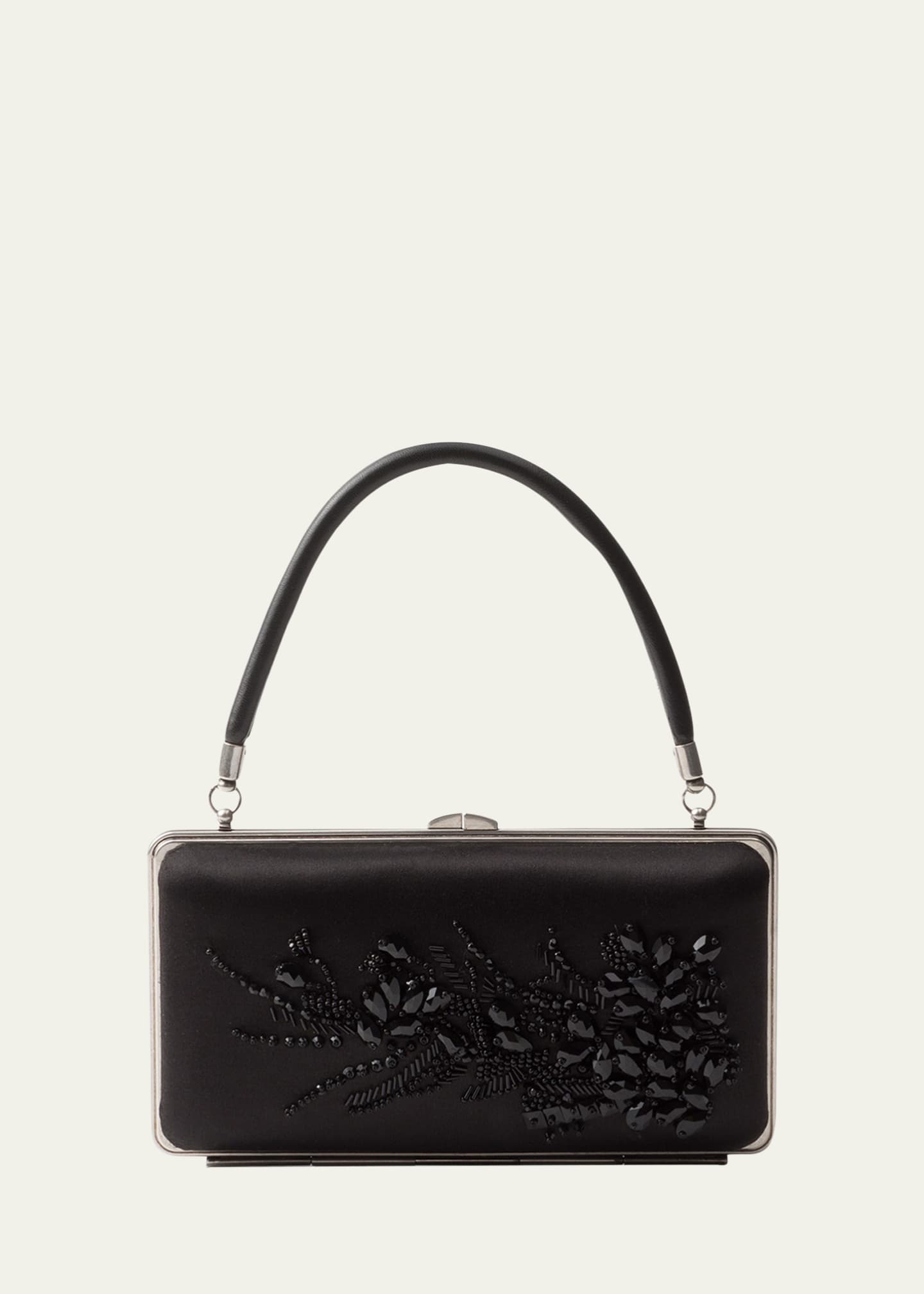 Prada Embellished Satin Minaudiere Image 1 of 5