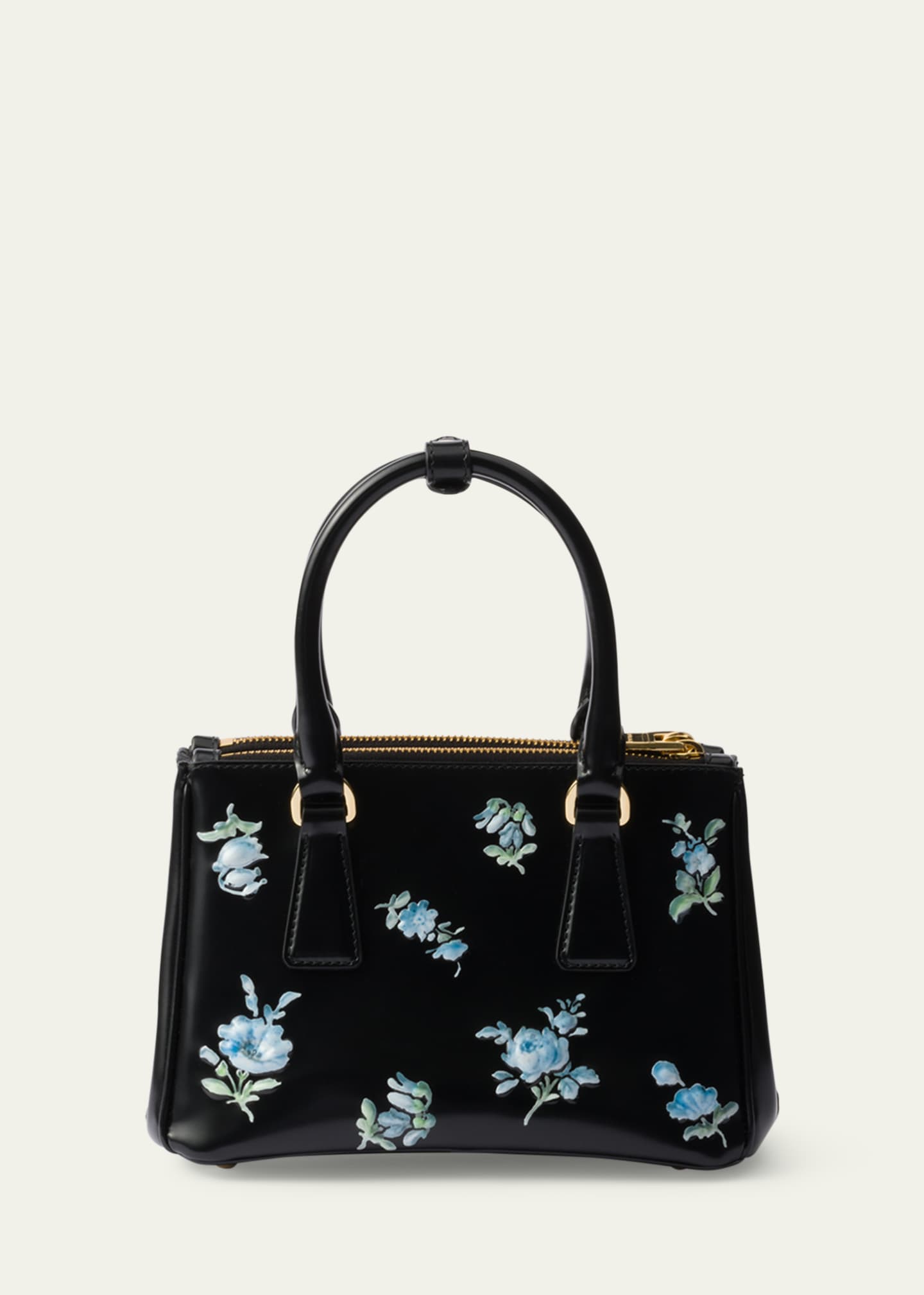 Prada Galleria Floral Leather Top Handle Bag Bergdorf Goodman