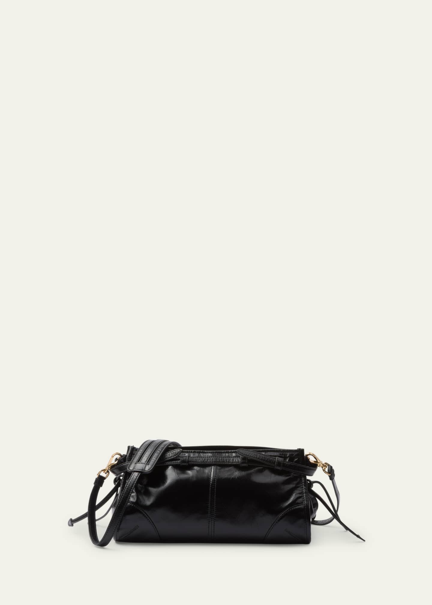 Prada Zip Calf Leather Shoulder Bag Image 3 of 4