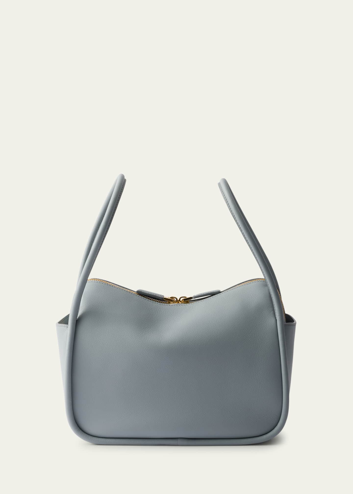 人気 ブランド 服をチェック - 最新トレンドファッション Top-Handle Leather Zip Flou Prada Bag Goodman Bergdorf - ショルダーバッグ