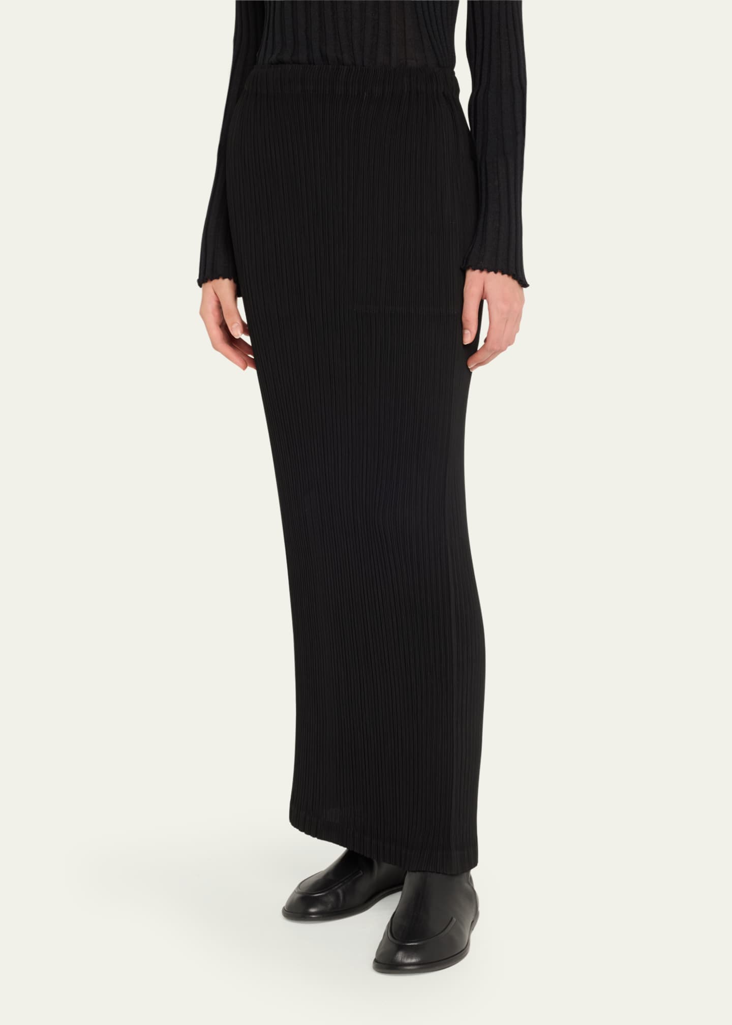 Issey Miyake Hatching Pleated Skirt - Bergdorf Goodman